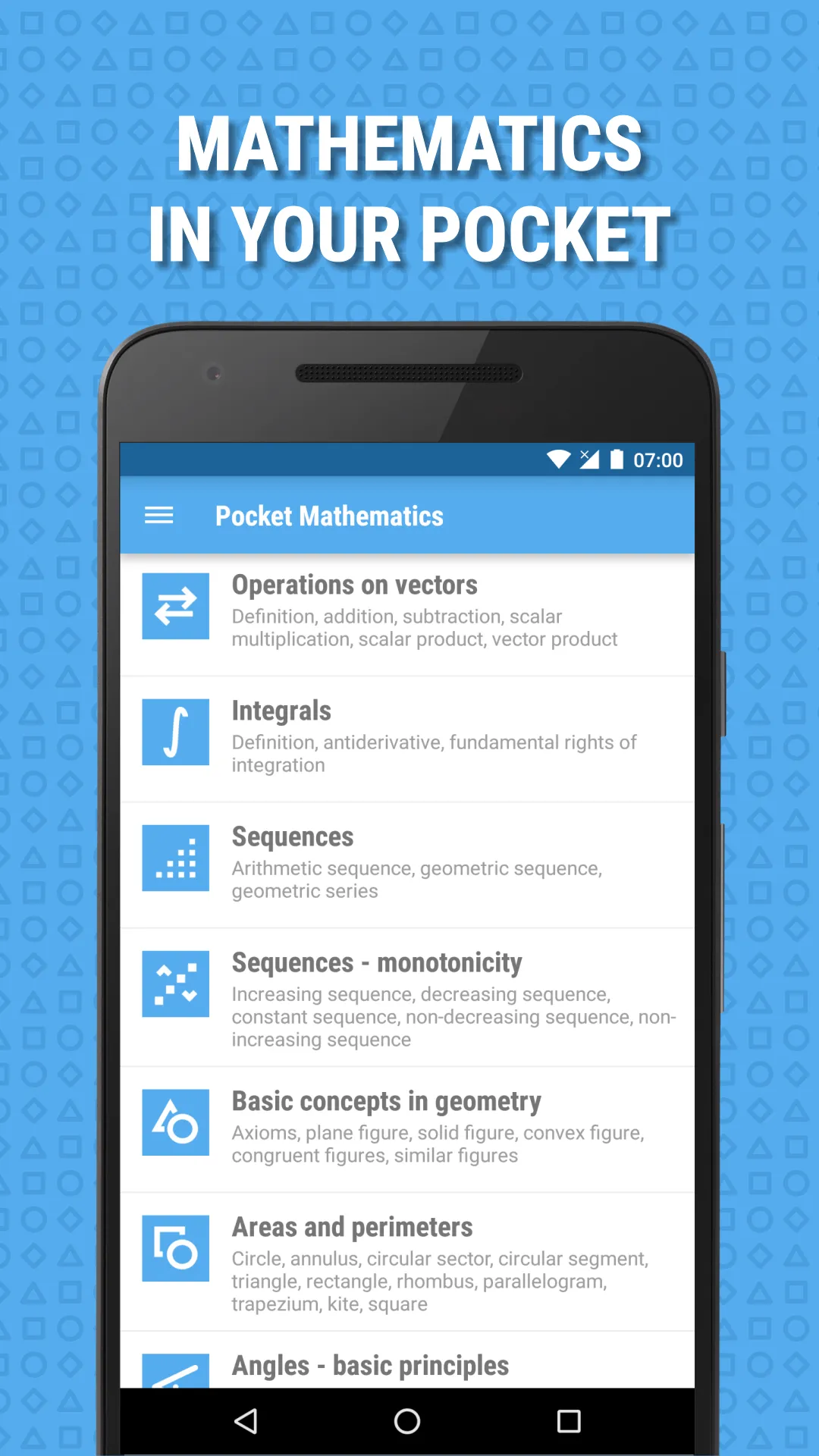 Pocket Mathematics | Indus Appstore | Screenshot