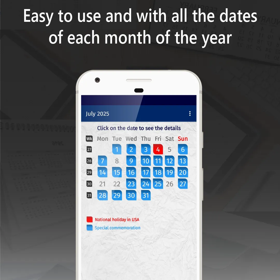 usa calendar 2025 | Indus Appstore | Screenshot