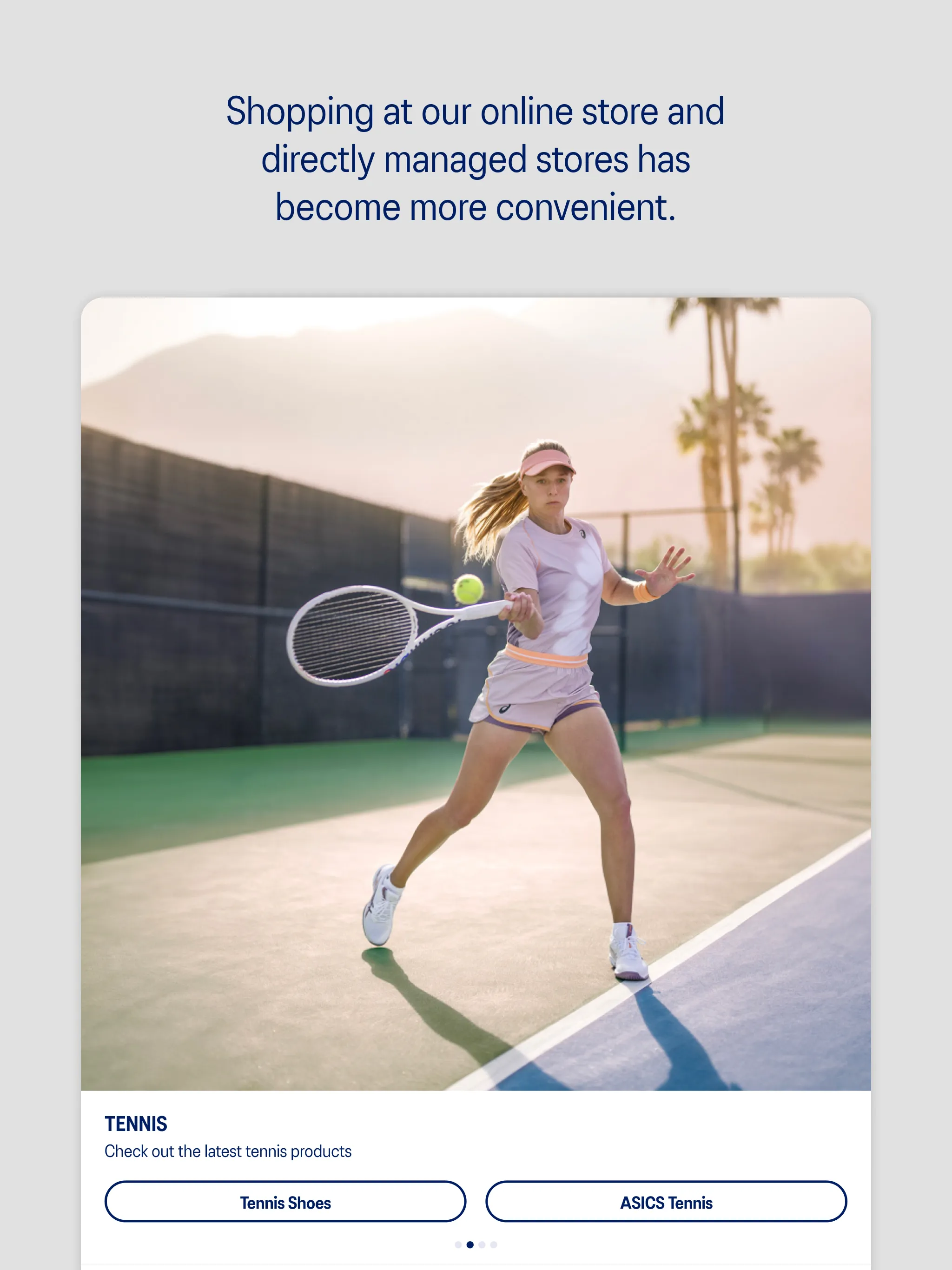 ASICS | Indus Appstore | Screenshot