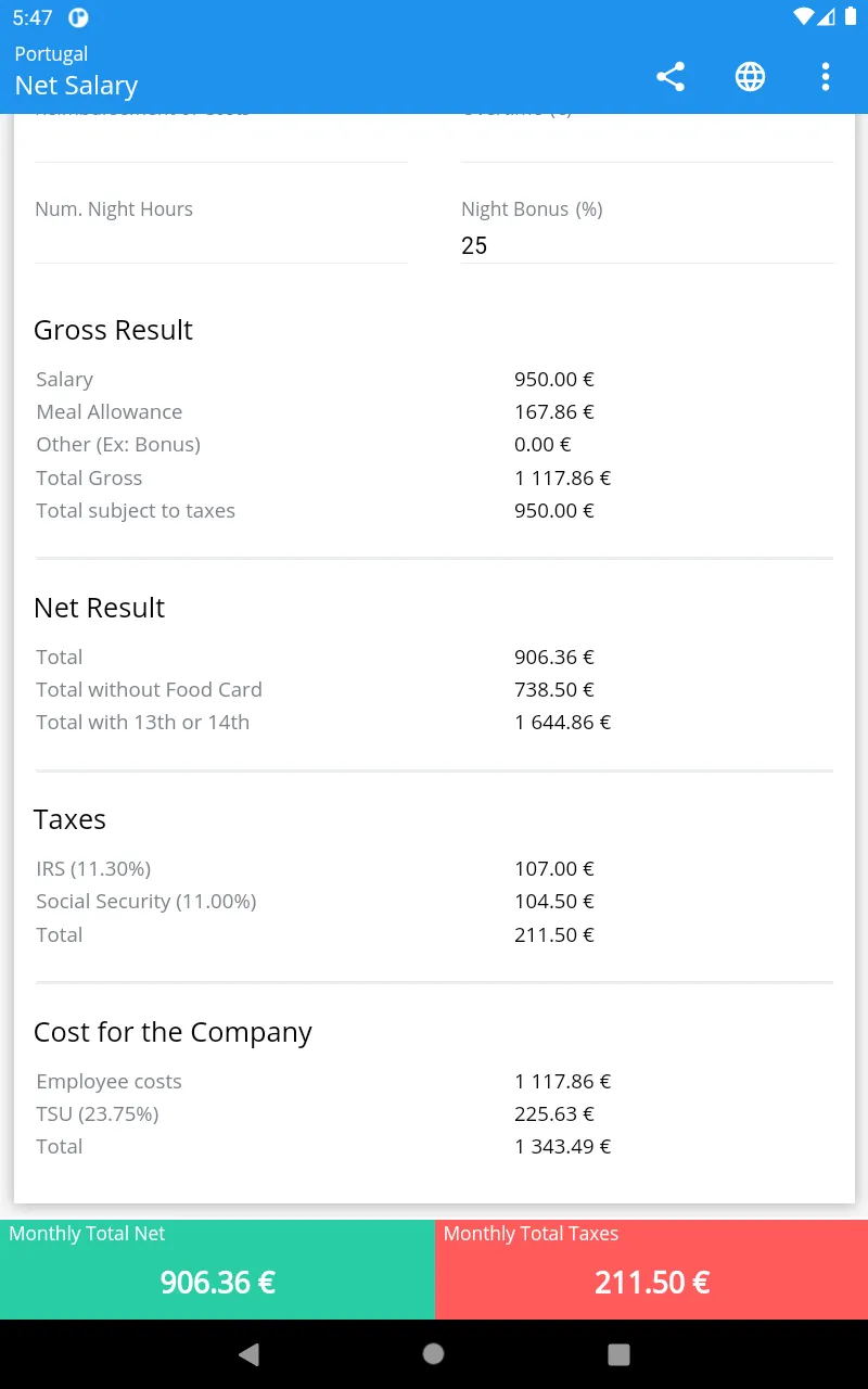 Net Salary 2025 | Indus Appstore | Screenshot