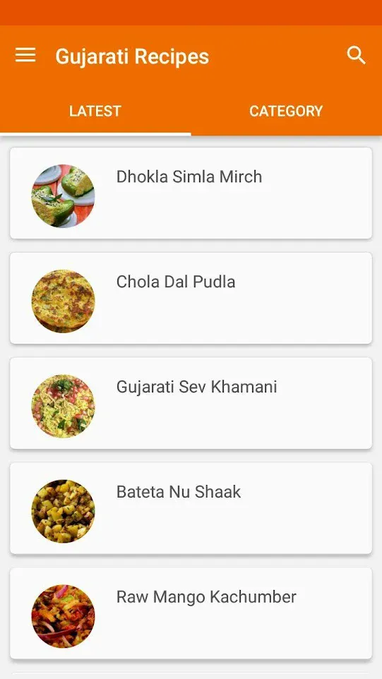 Gujrati Recipes | Indus Appstore | Screenshot