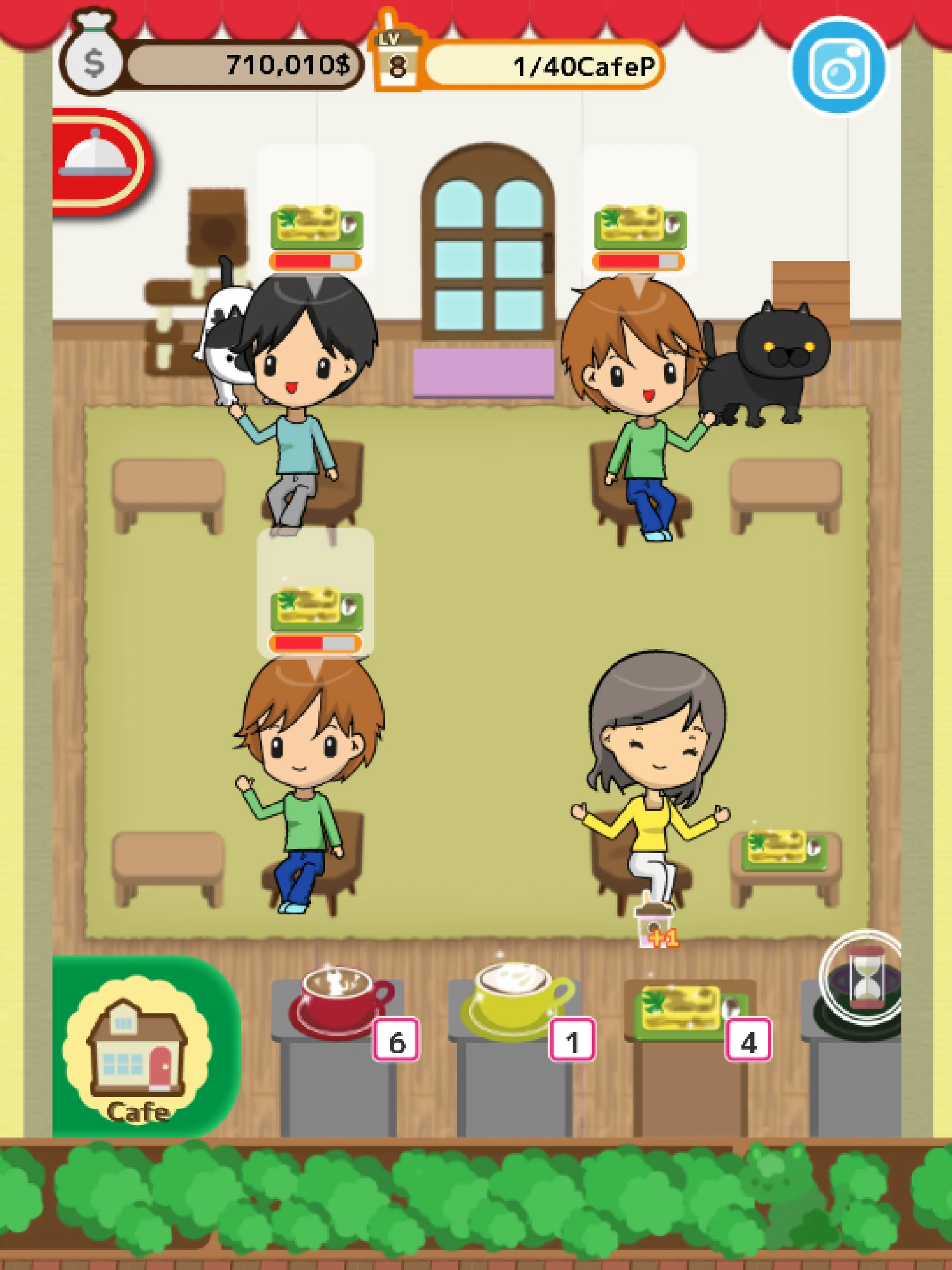 Cute cat restaurant story | Indus Appstore | Screenshot