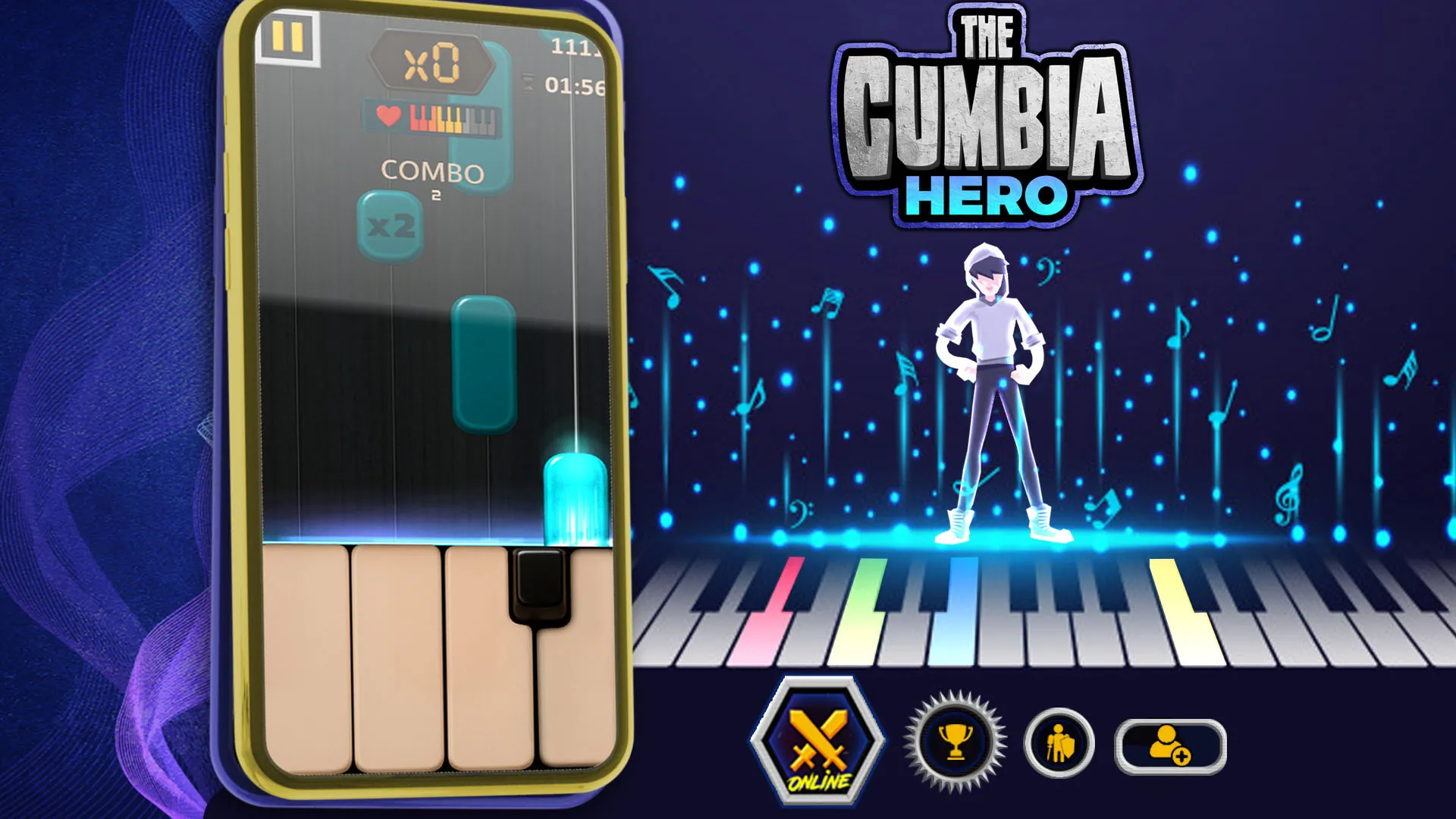 Cumbia Hero 2025: Music Game | Indus Appstore | Screenshot