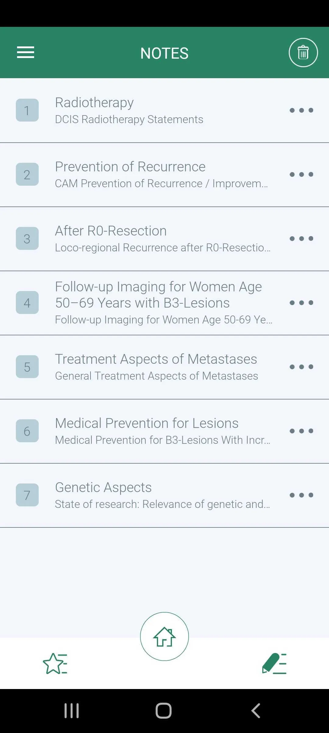 AGO Breast Cancer | Indus Appstore | Screenshot