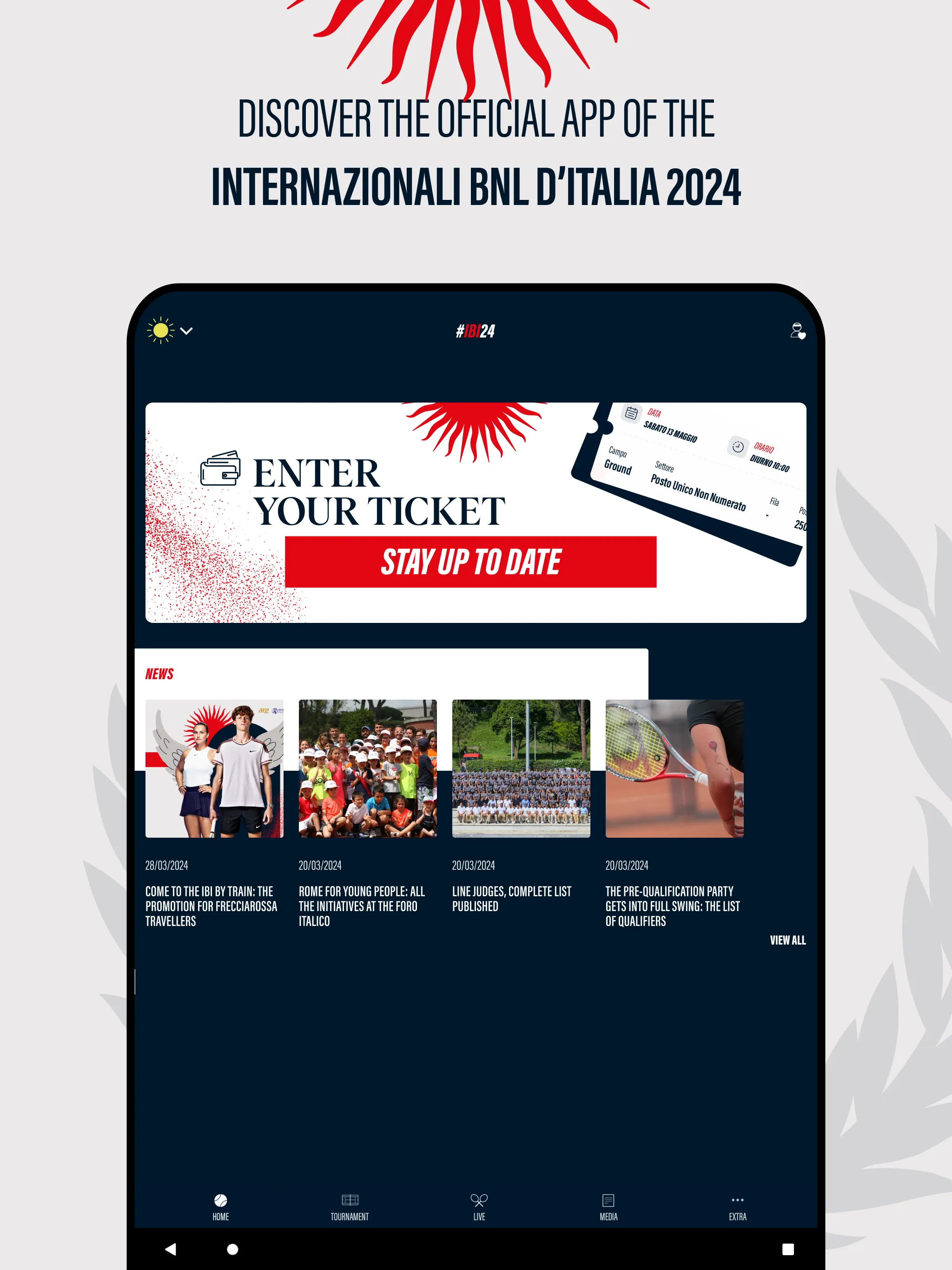 Internazionali BNL d'Italia | Indus Appstore | Screenshot