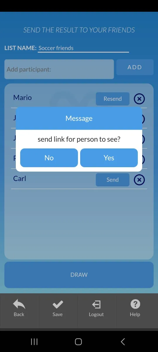 Secret santa draw | Indus Appstore | Screenshot