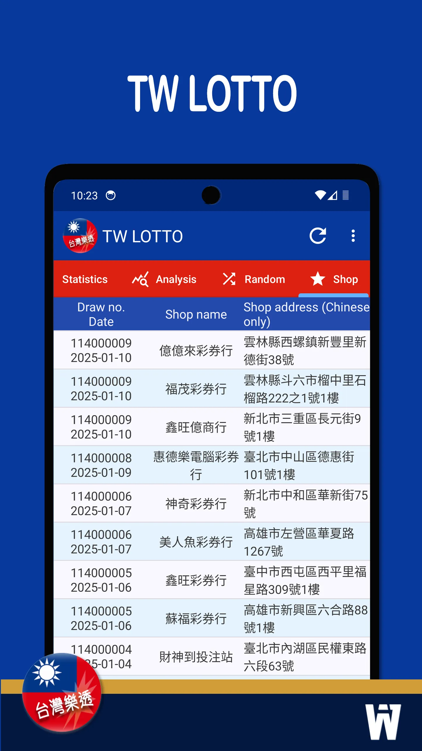 TW LOTTO | Indus Appstore | Screenshot