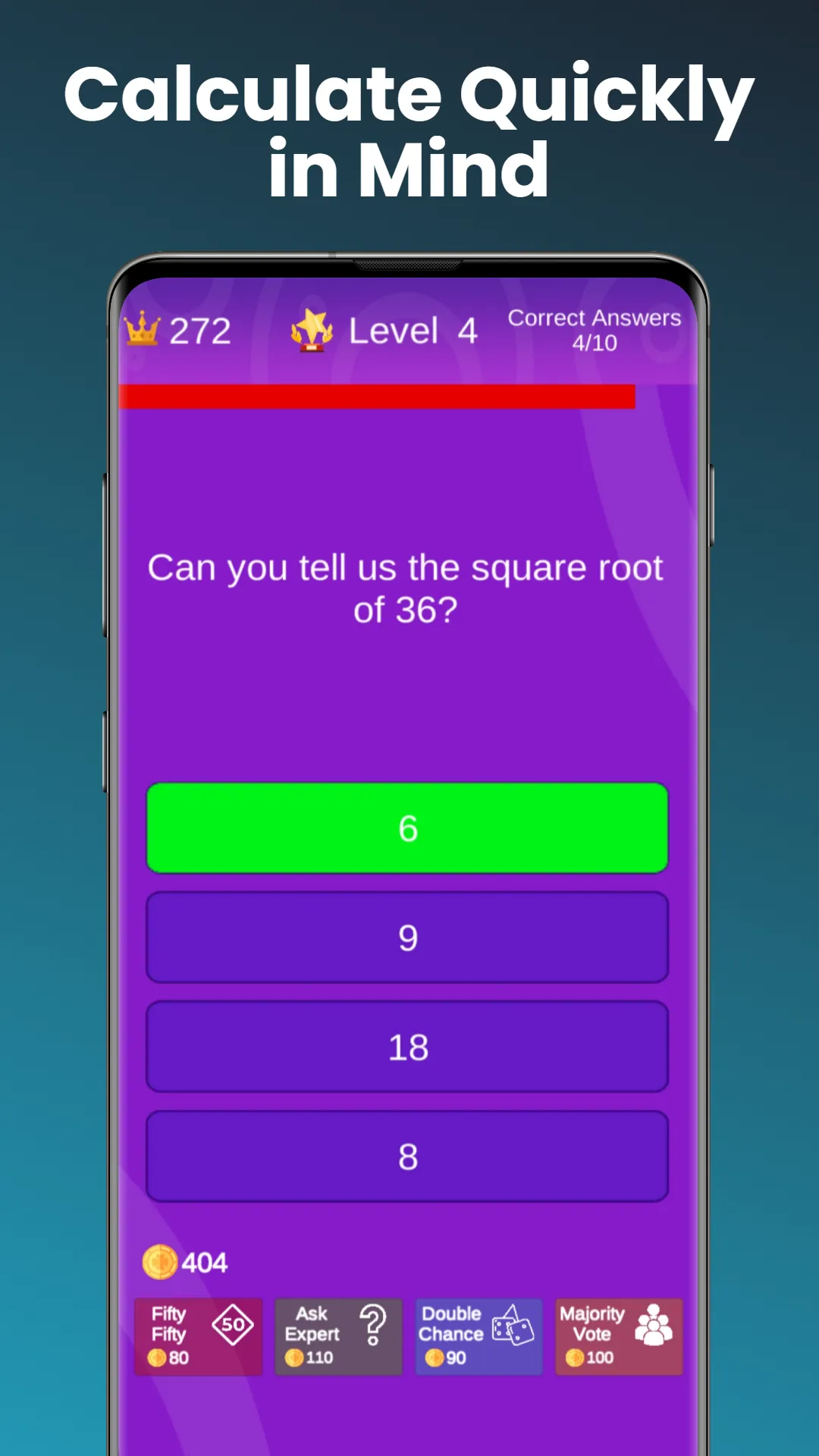 Math Quiz: Brain Training Game | Indus Appstore | Screenshot