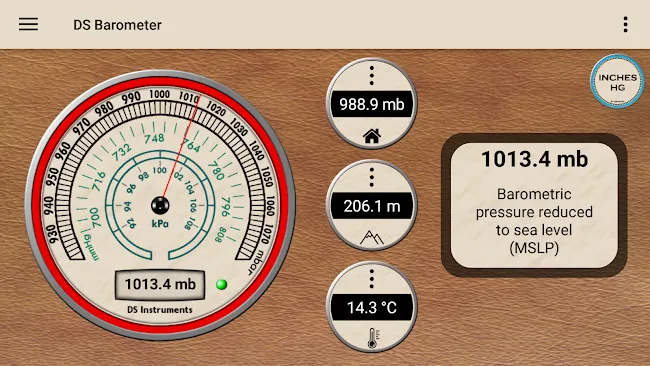 DS Barometer - Altimeter and W | Indus Appstore | Screenshot