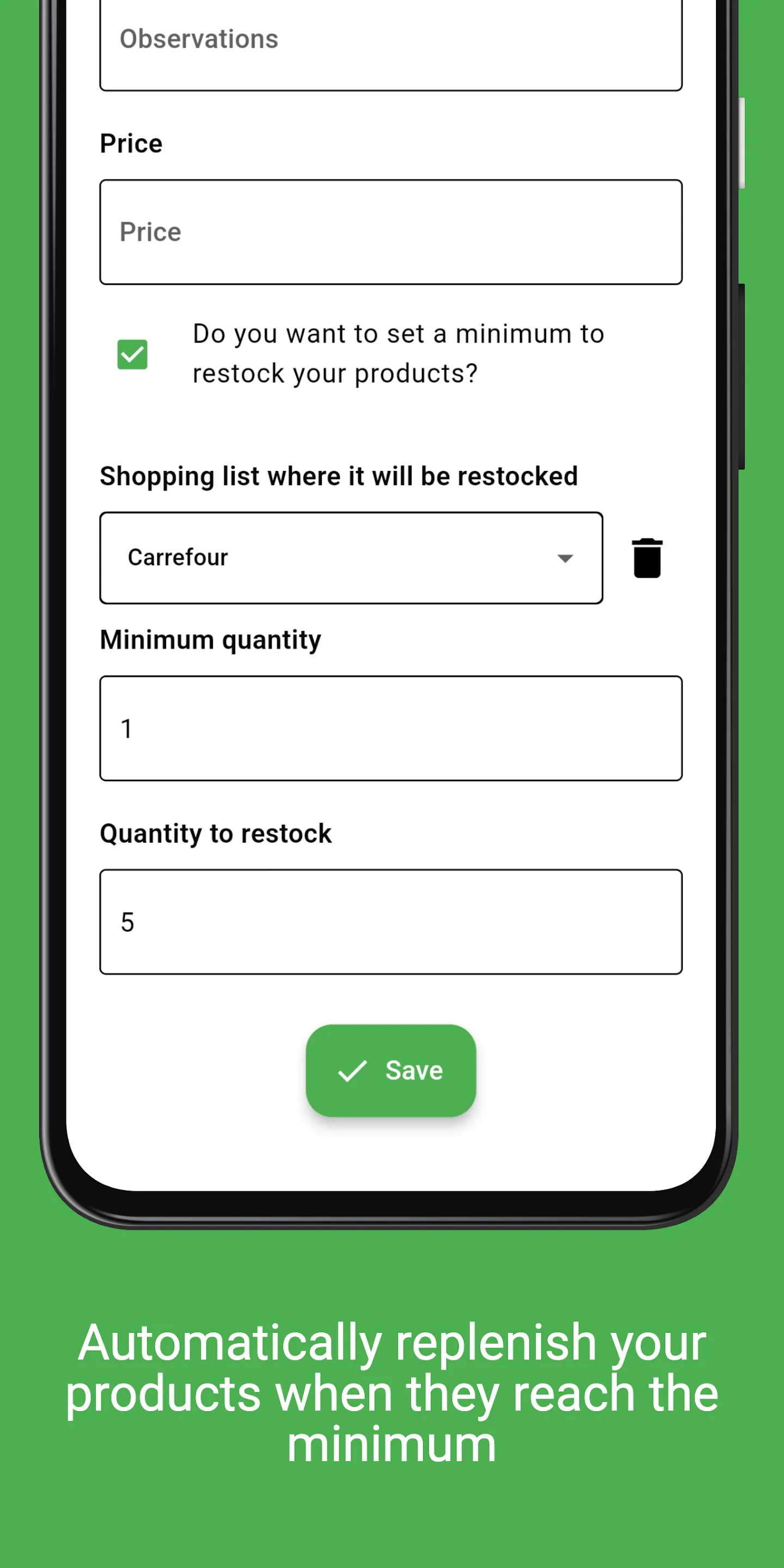 Grocery shared list and pantry | Indus Appstore | Screenshot