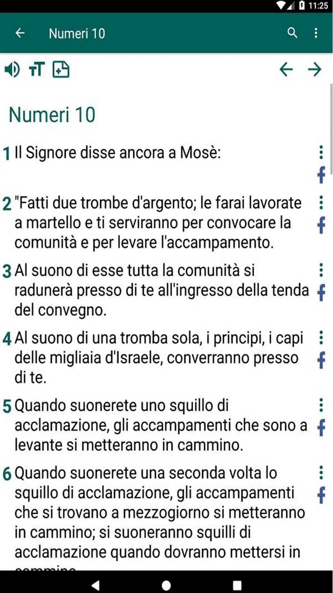 Bible in Italian | Indus Appstore | Screenshot