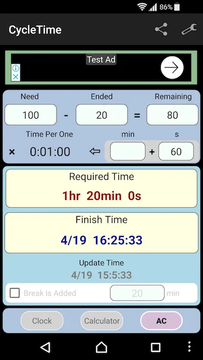 CycleTime | Indus Appstore | Screenshot