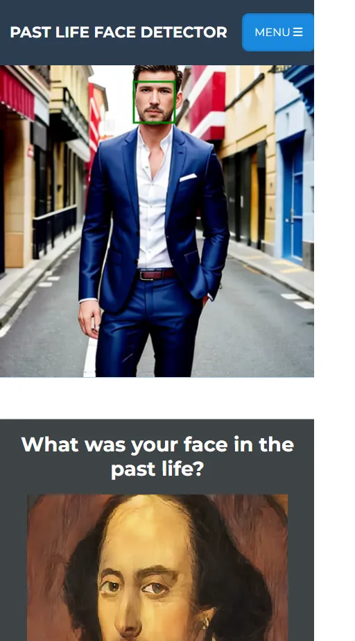 Past Life Face Detector | Indus Appstore | Screenshot
