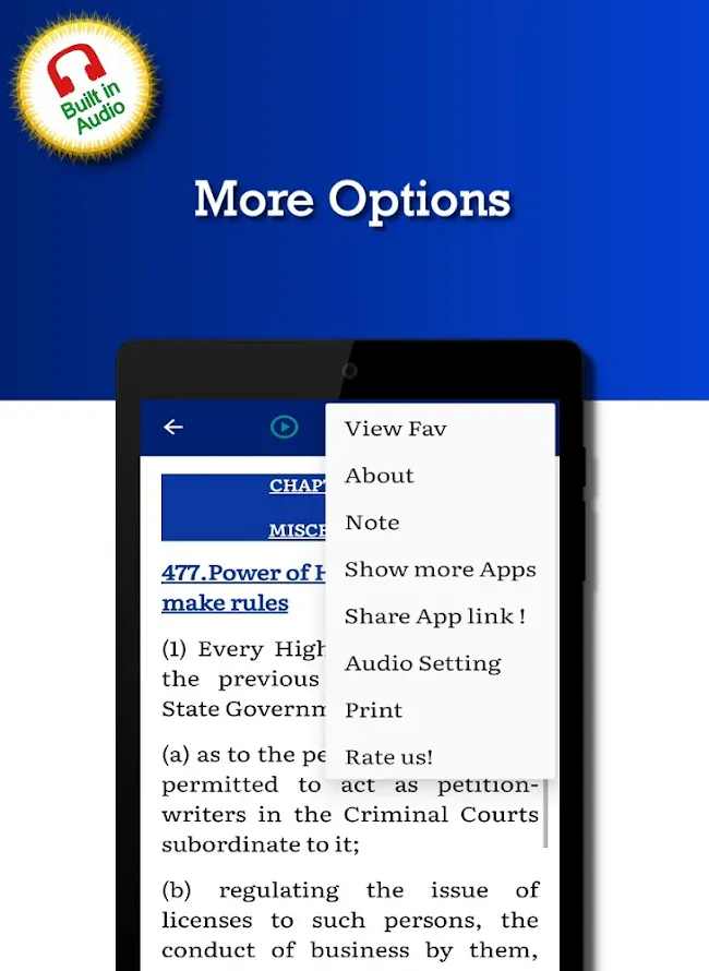 CrPC:Code of Criminal Procedur | Indus Appstore | Screenshot
