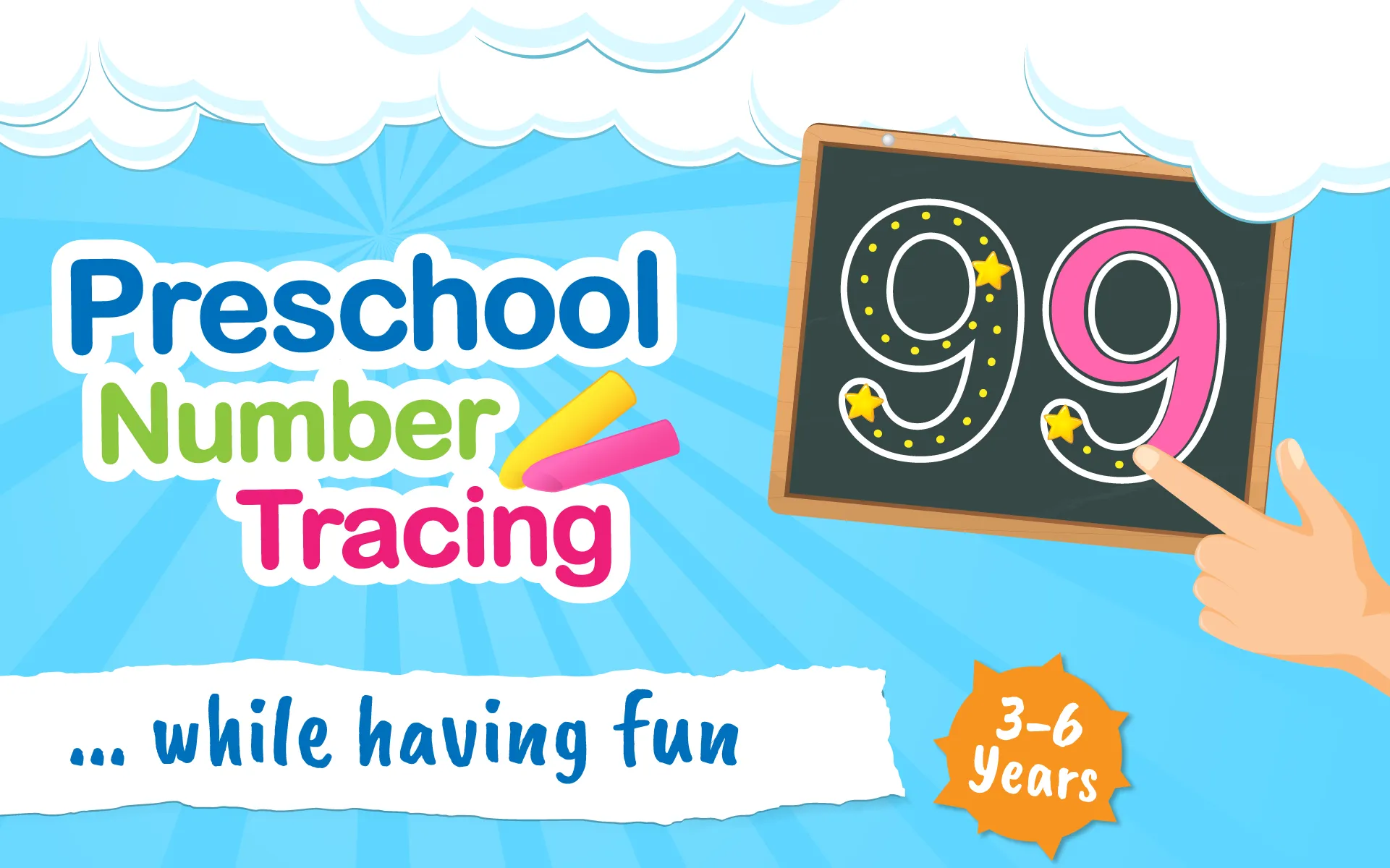 Preschool Number Tracing 1-99 | Indus Appstore | Screenshot