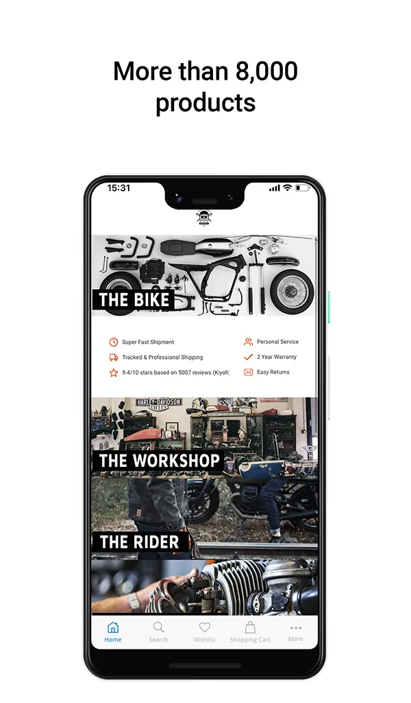 CafeRacerWebshop.com | Indus Appstore | Screenshot