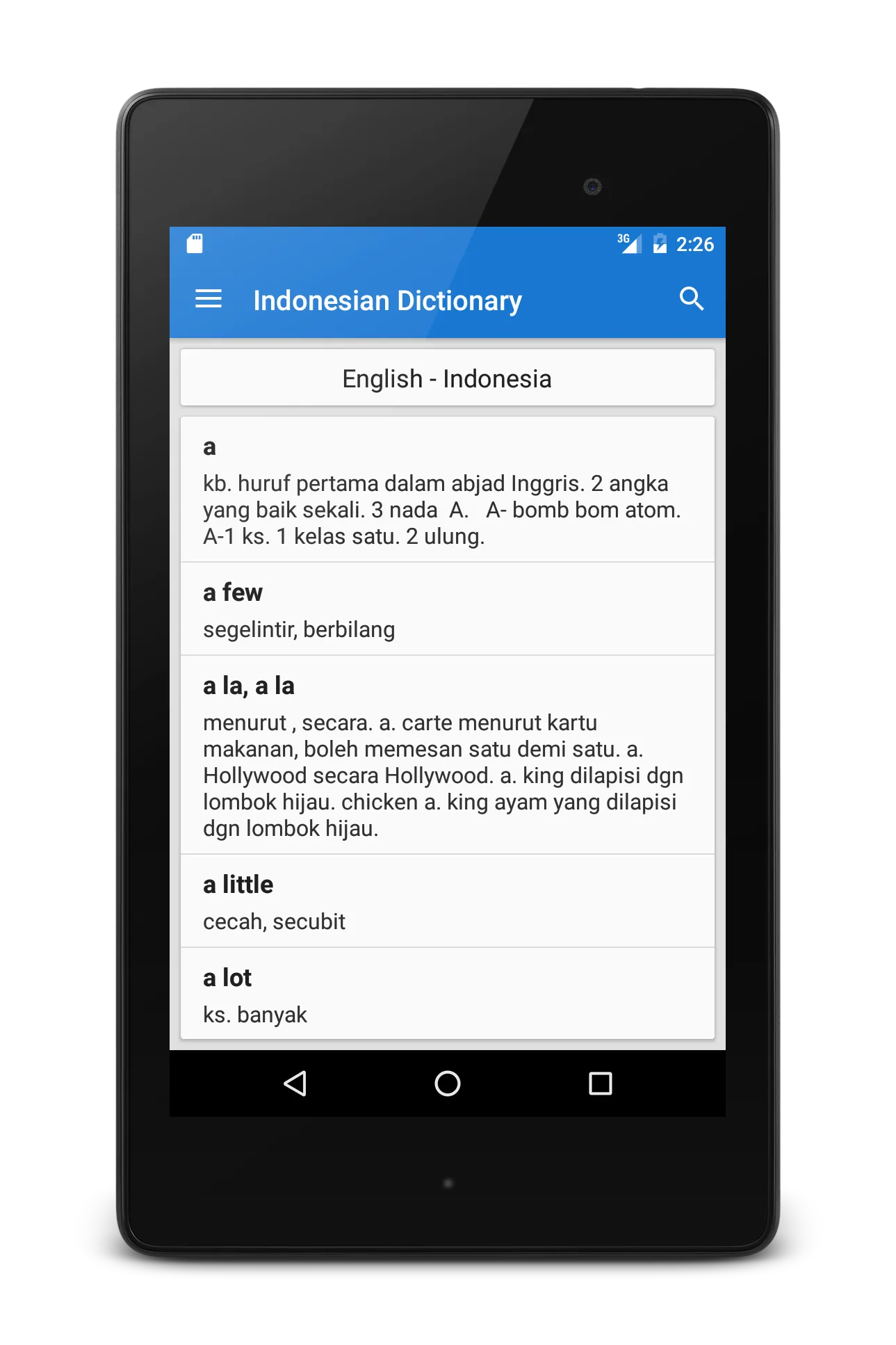 English Indonesian Translator | Indus Appstore | Screenshot