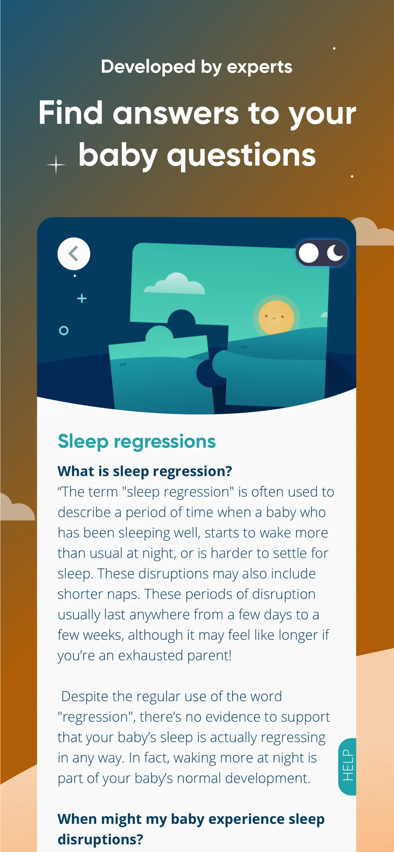 SleepWellBaby: Support & Tips | Indus Appstore | Screenshot