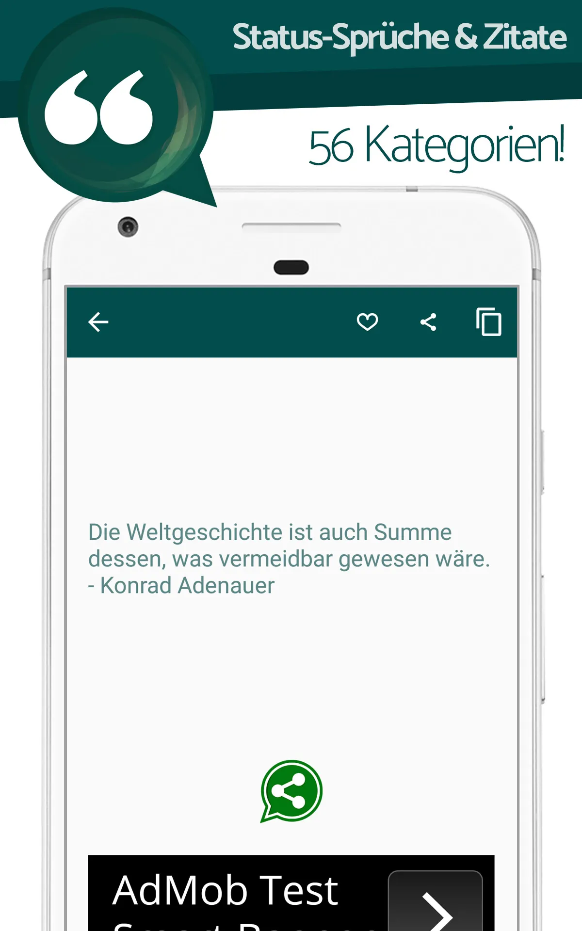 German Status-Sprüche & Zitate | Indus Appstore | Screenshot