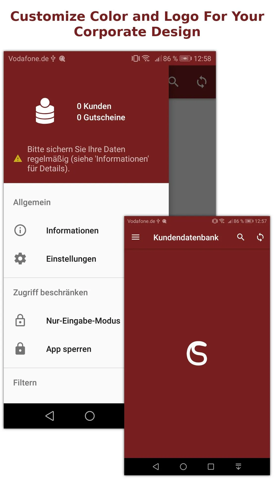 Customer Database | Indus Appstore | Screenshot