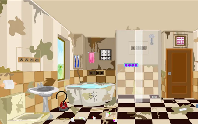 3D Escape Messy Bathroom | Indus Appstore | Screenshot