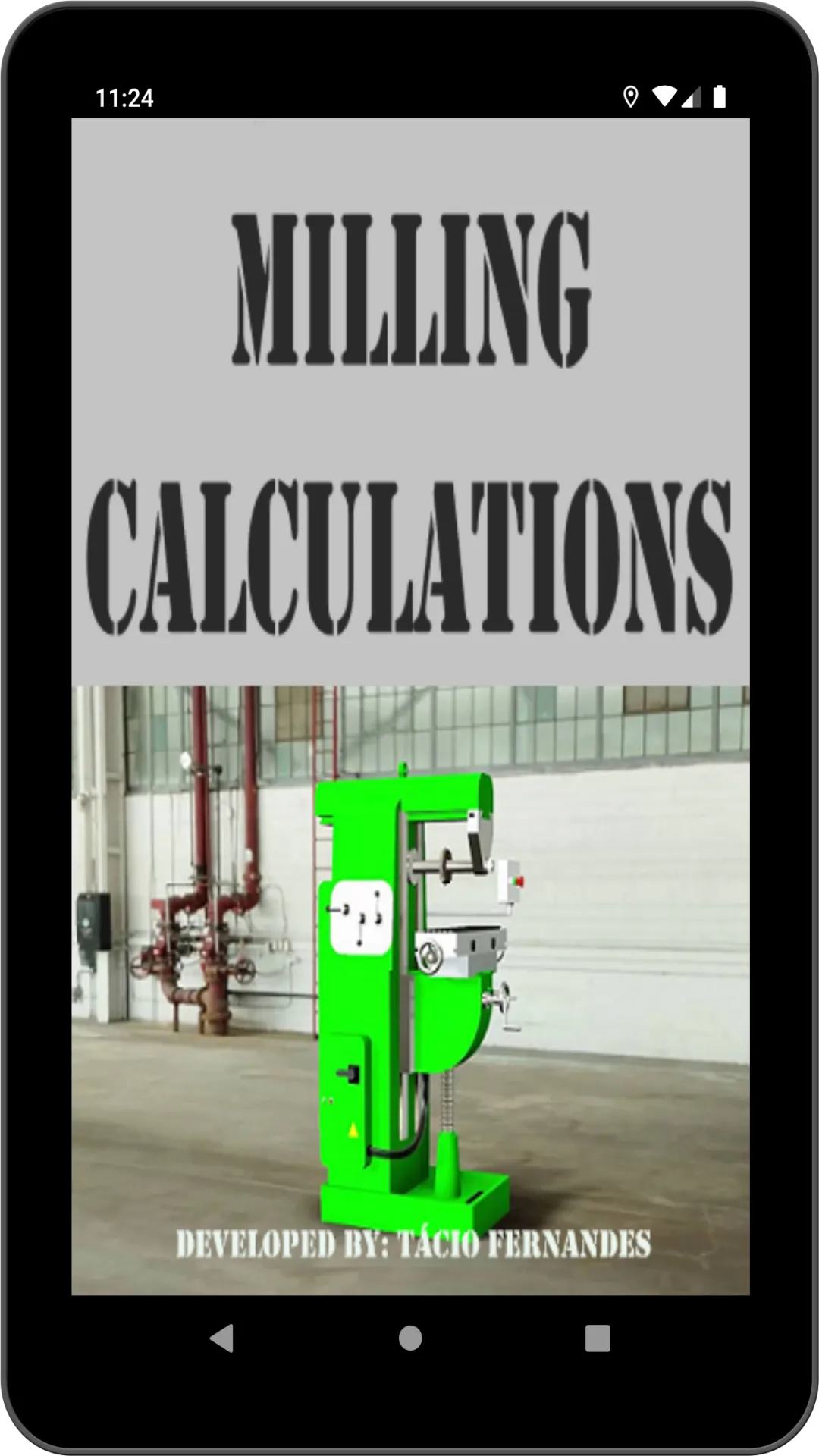 Milling Calculations | Indus Appstore | Screenshot