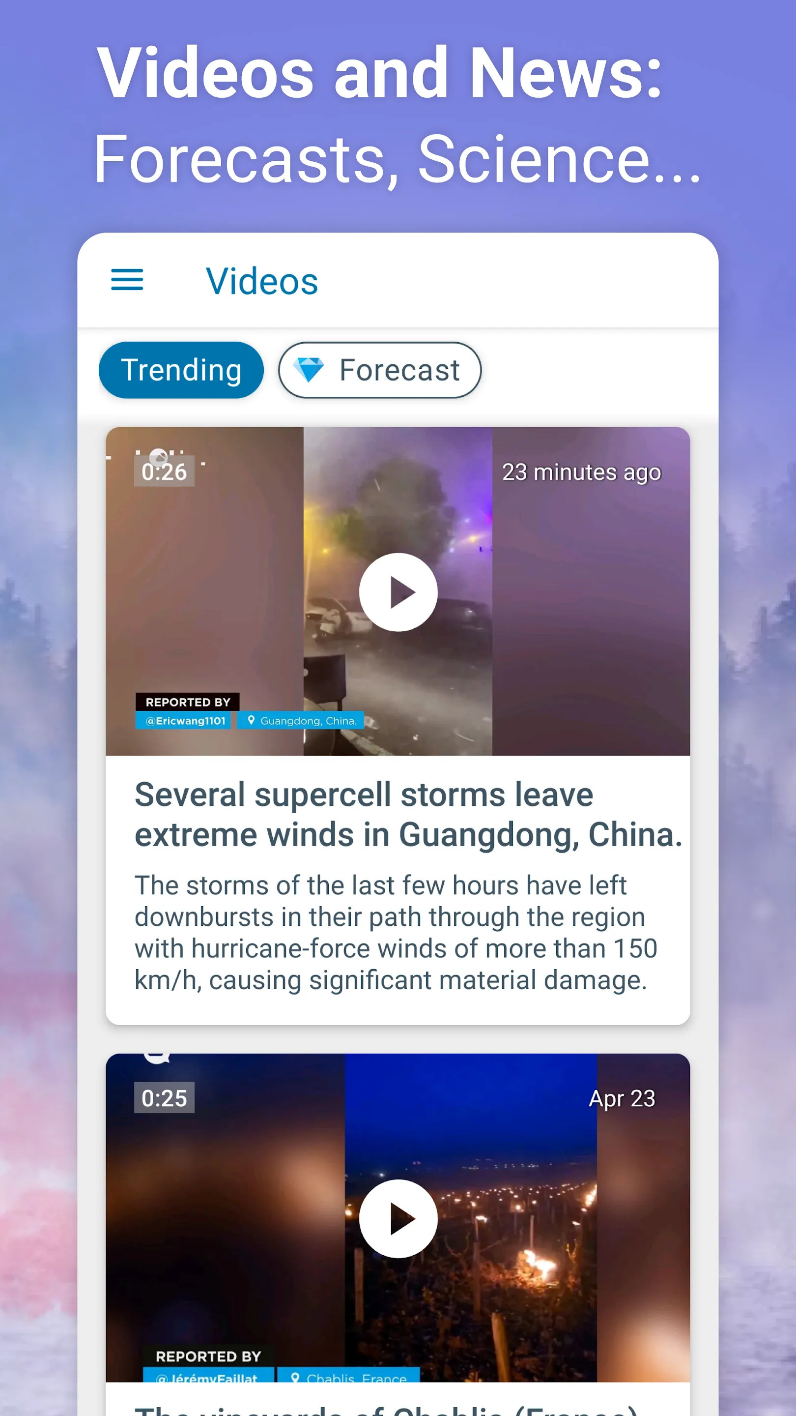 Weather Radar - Meteored News | Indus Appstore | Screenshot