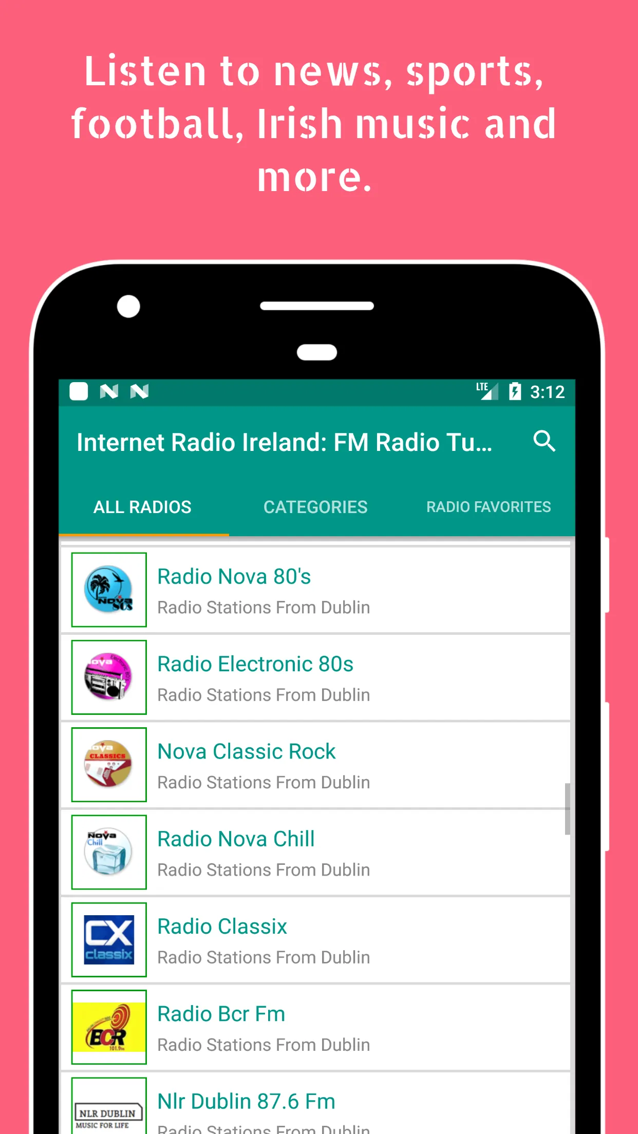 Radio Ireland FM - Radio Irish | Indus Appstore | Screenshot