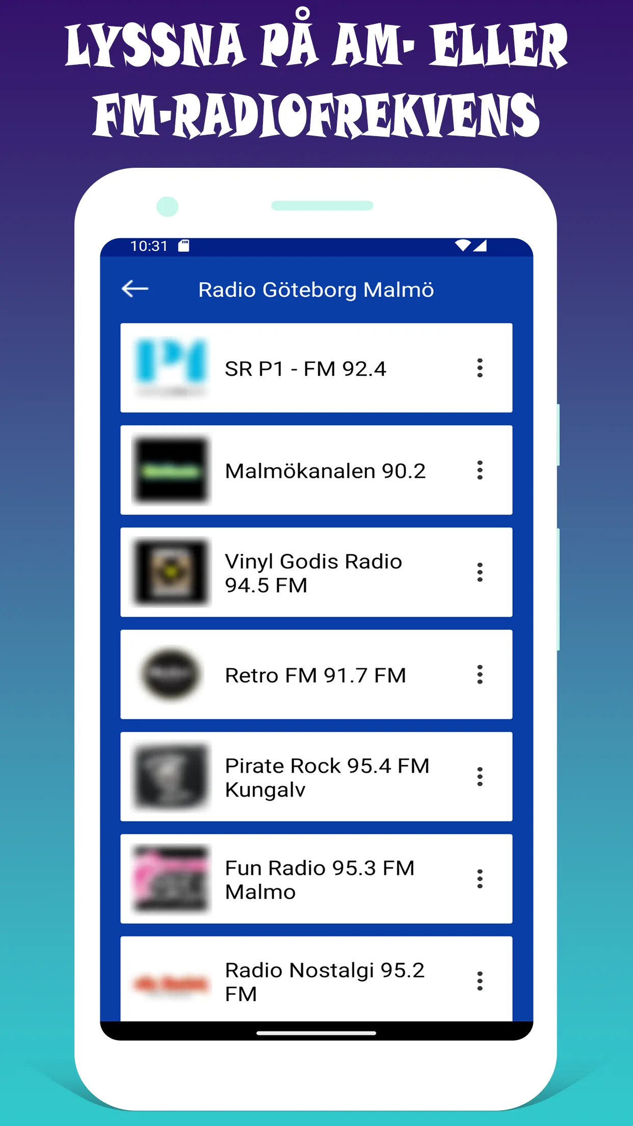 P4 Radio Jönköping FM Sveriges | Indus Appstore | Screenshot