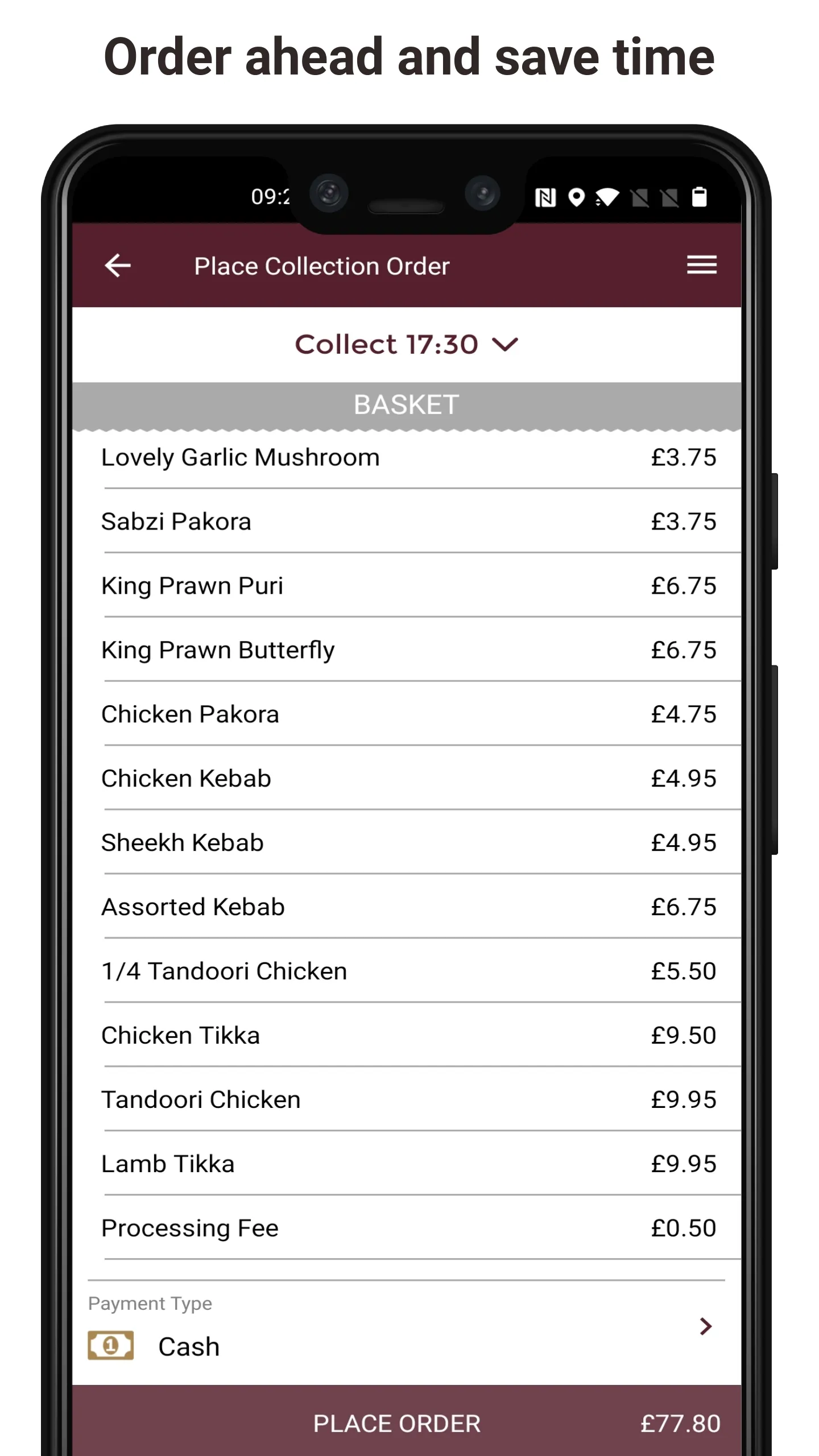 Zest Indian Restaurant Edinbur | Indus Appstore | Screenshot