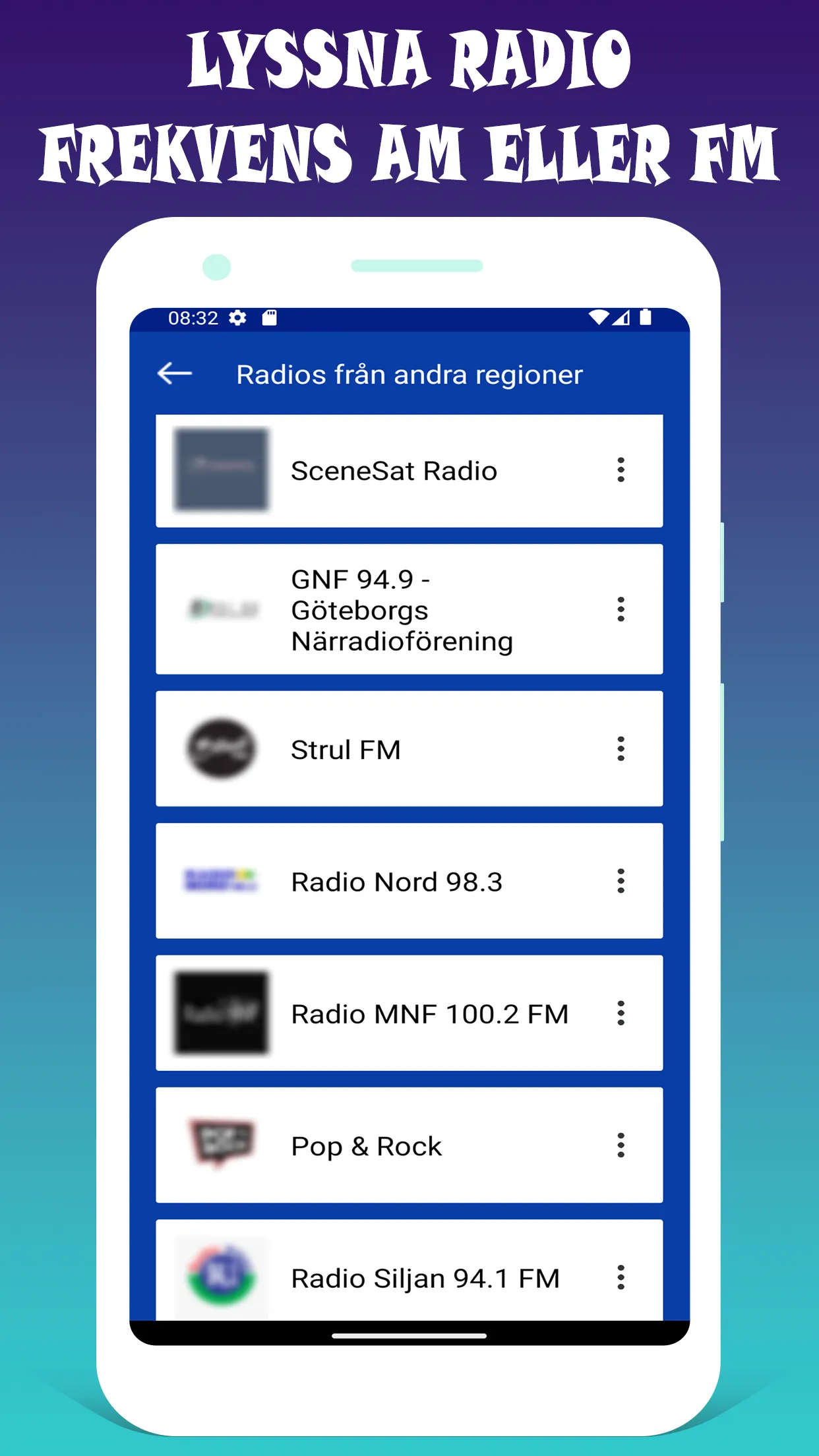 Radio P4 Kristianstad Sveriges | Indus Appstore | Screenshot