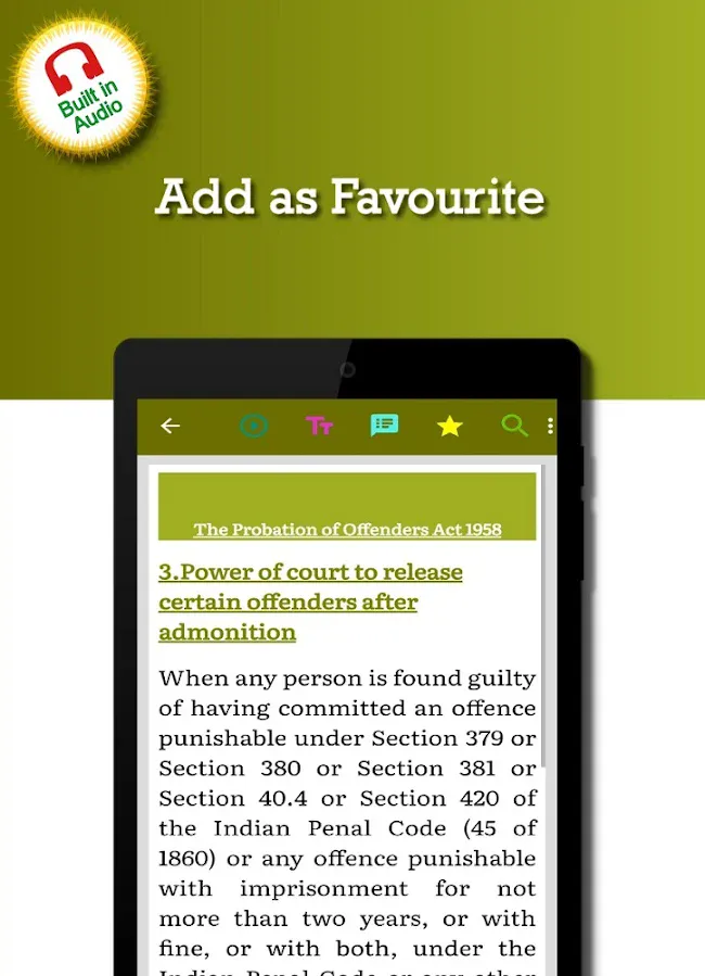 Probation of Offender Act 1958 | Indus Appstore | Screenshot