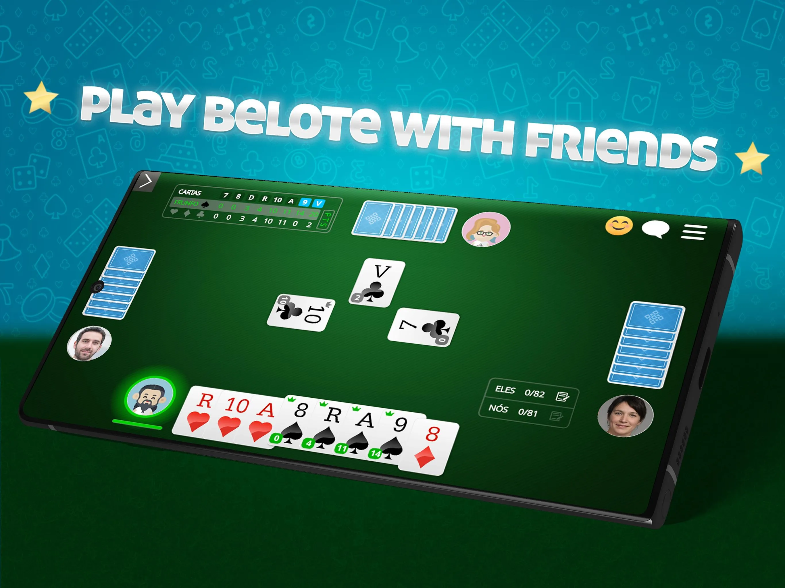 Belote Online - Card Game | Indus Appstore | Screenshot