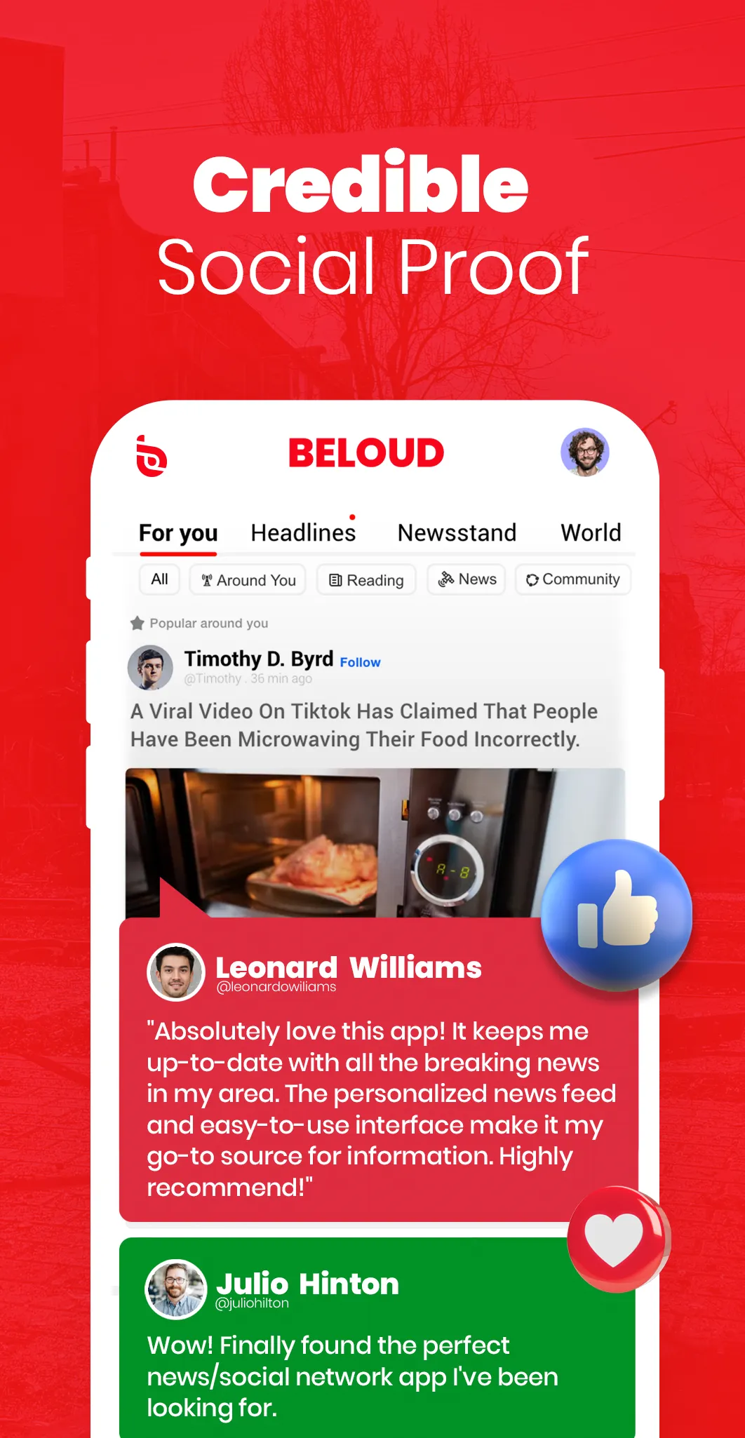 Beloud: News & Free Speech | Indus Appstore | Screenshot