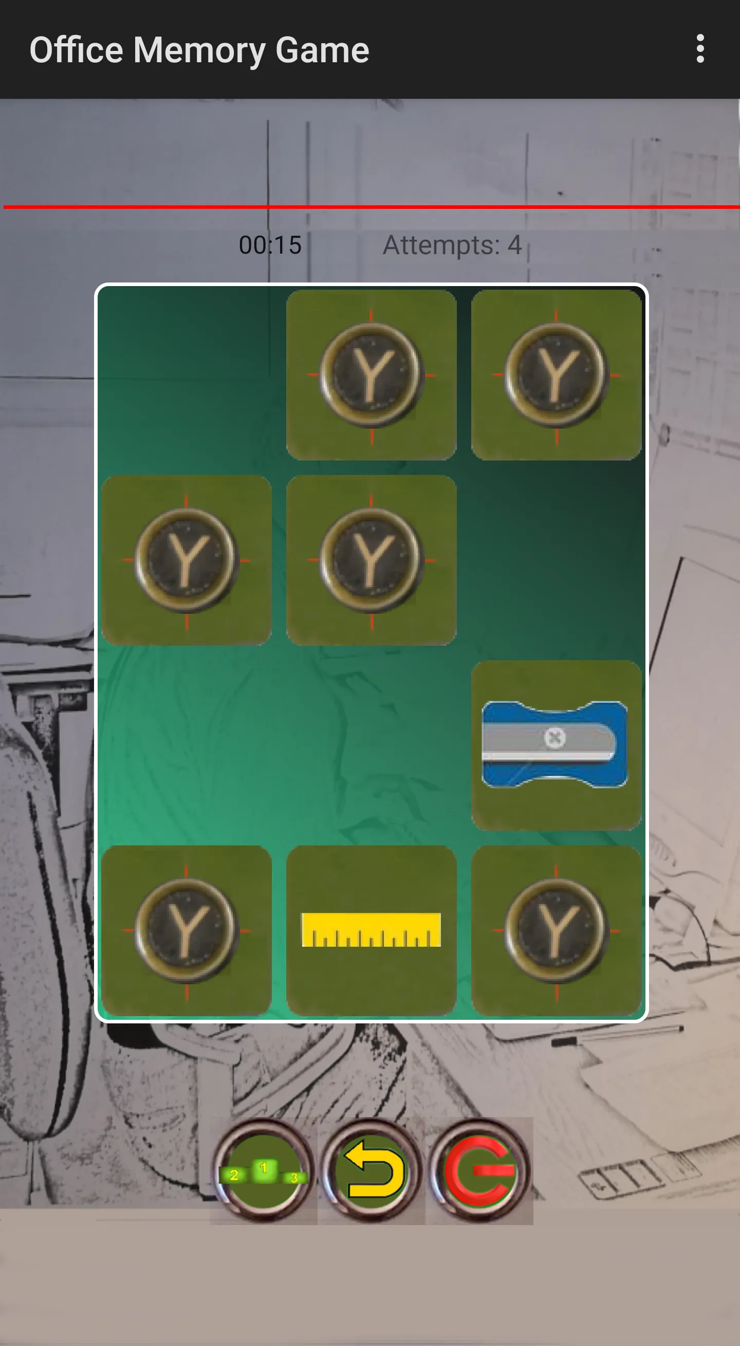 Office memory training game | Indus Appstore | Screenshot