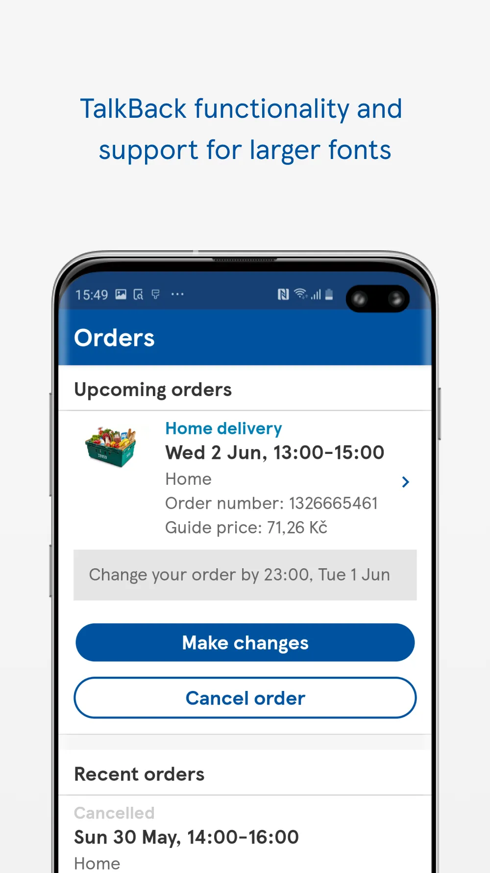 Tesco Online Groceries CZ | Indus Appstore | Screenshot