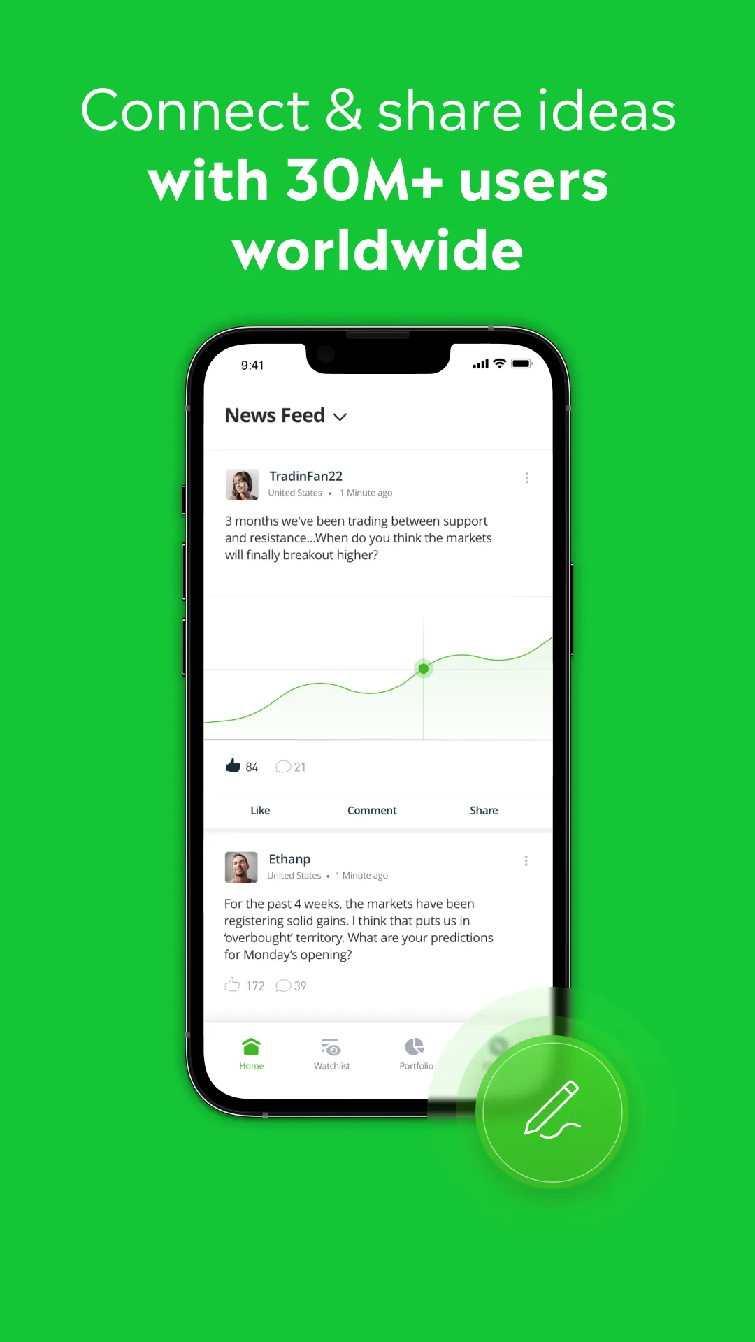 eToro: Trade. Invest. Connect. | Indus Appstore | Screenshot