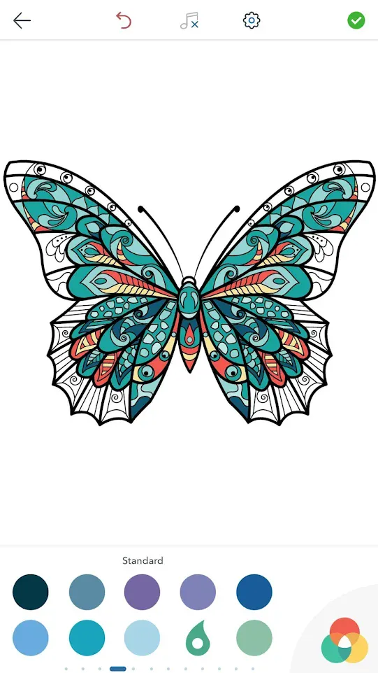 Adult Butterfly Coloring Pages | Indus Appstore | Screenshot