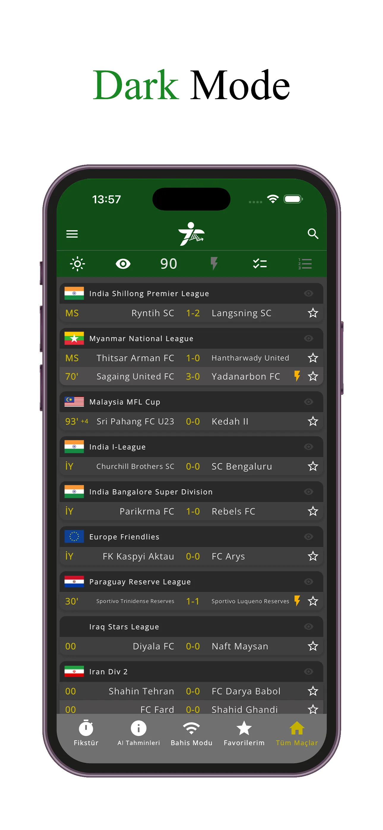 iTahmin - Live Football Stats | Indus Appstore | Screenshot