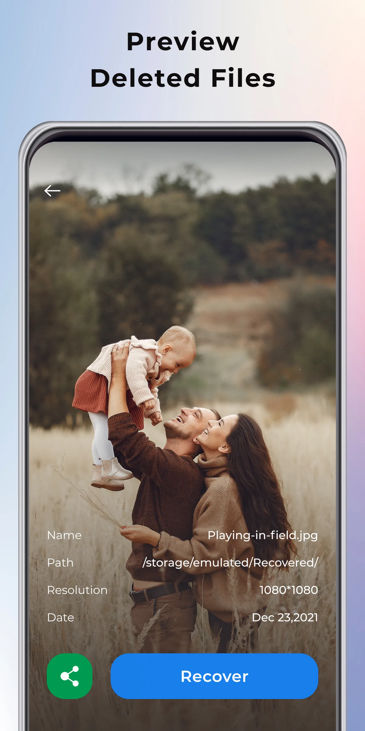 Restore Old Deleted Photos | Indus Appstore | Screenshot
