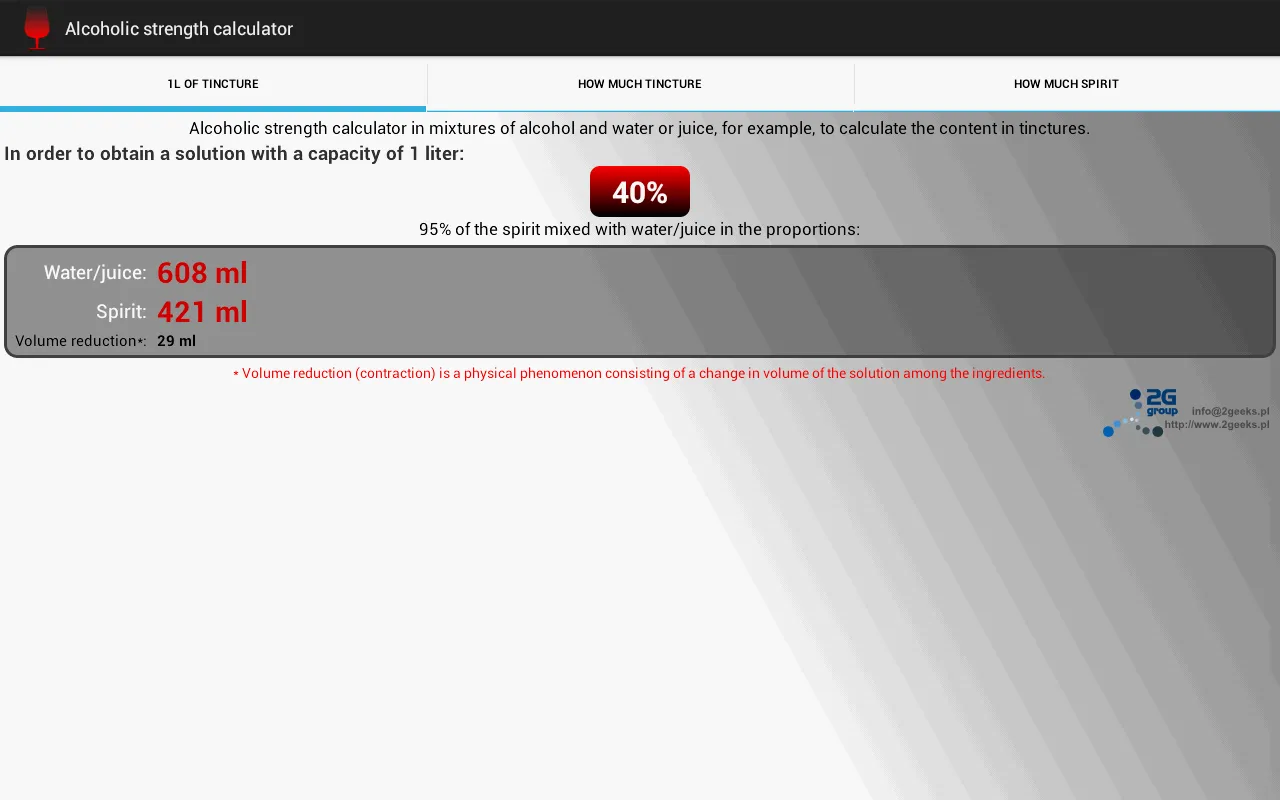 Alcoholic strength calculator | Indus Appstore | Screenshot