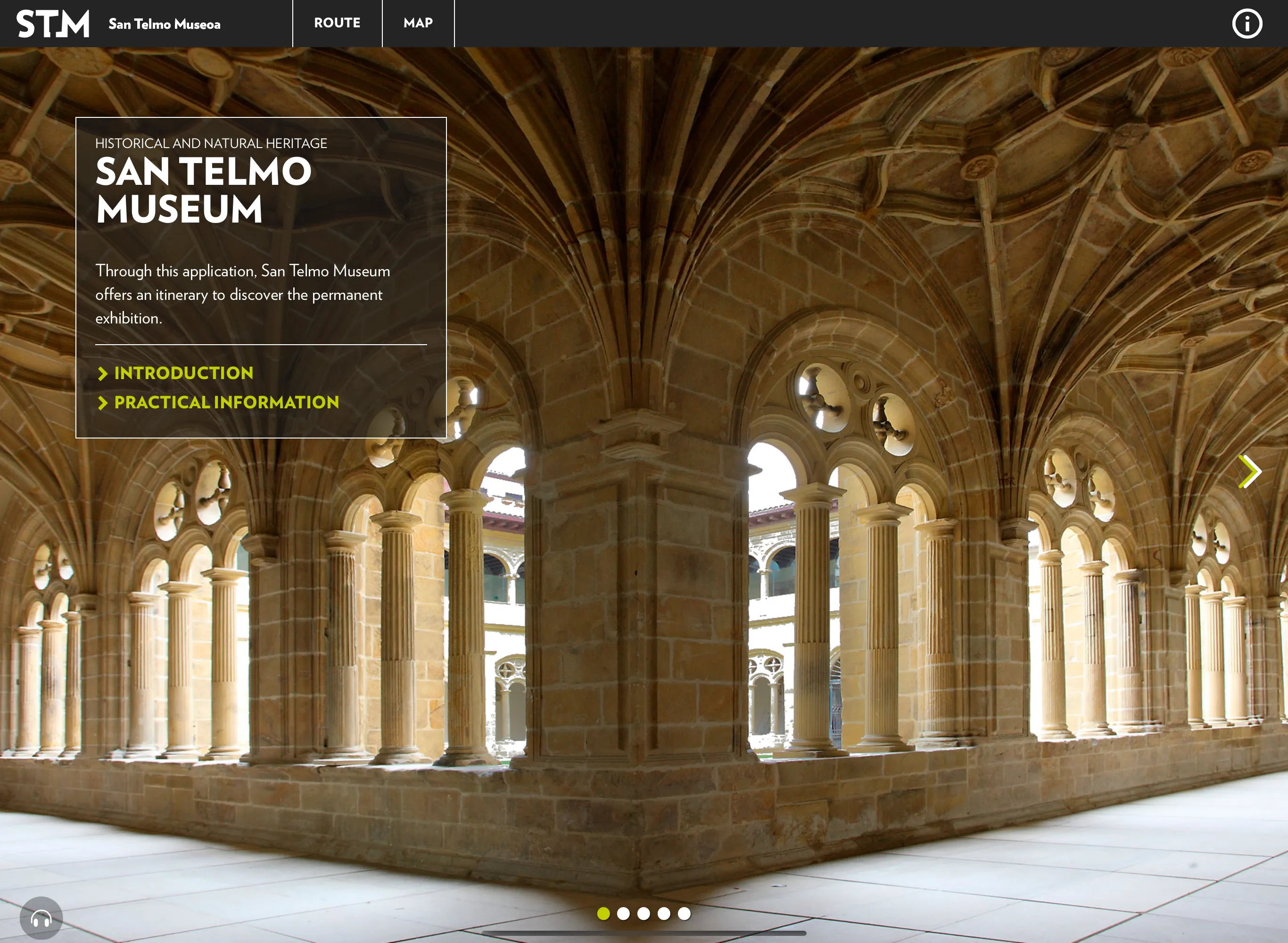 San Telmo Museoa | Audiovisual | Indus Appstore | Screenshot