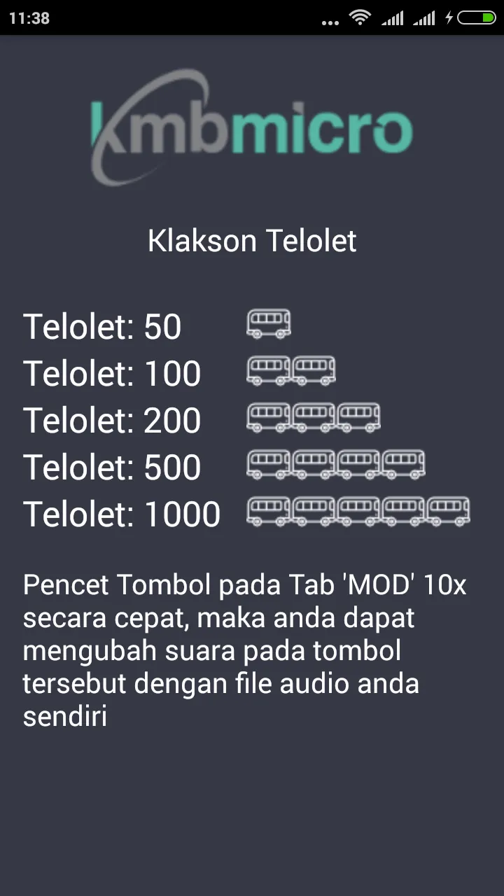 Klakson Telolet Big Bus Horn | Indus Appstore | Screenshot