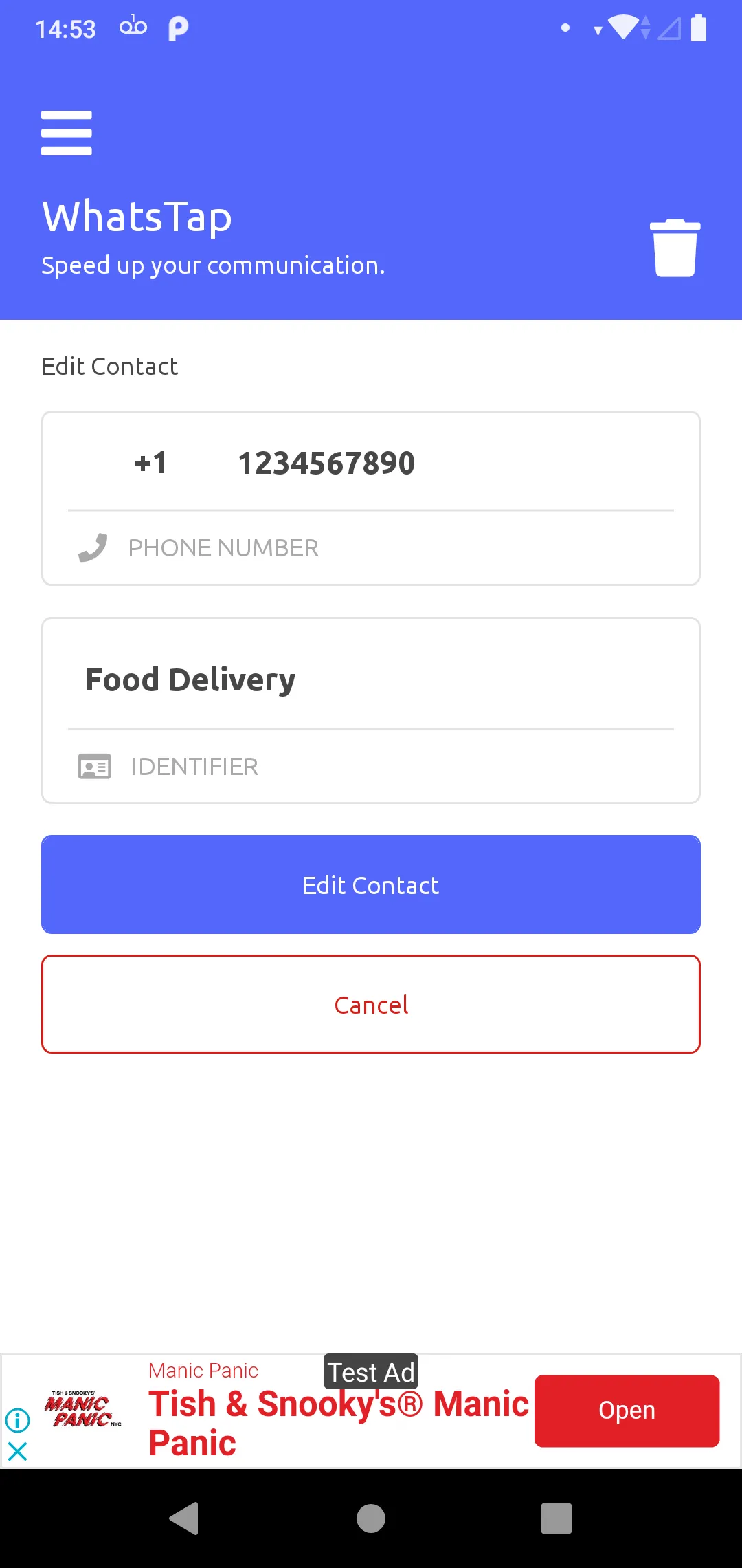 WhatsTap - No saving contacts | Indus Appstore | Screenshot