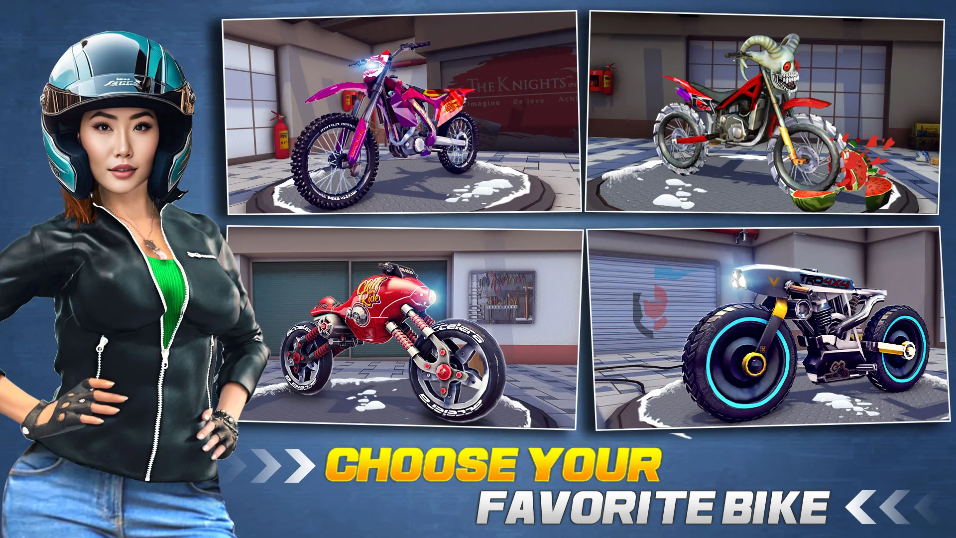 Bike Stunt 3D: Motorcycle Game | Indus Appstore | Screenshot