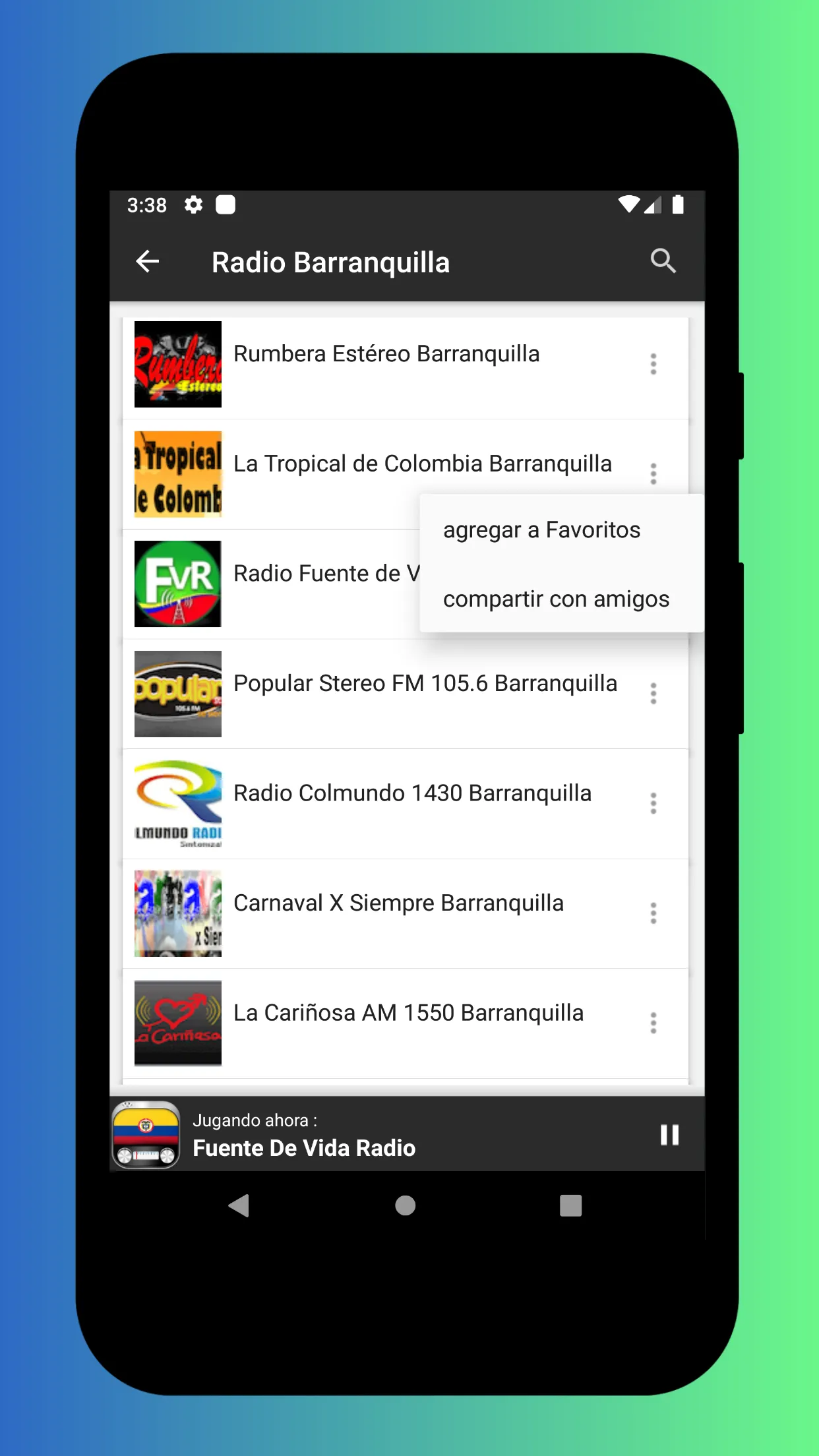 Radio Colombia - Radio AM & FM | Indus Appstore | Screenshot