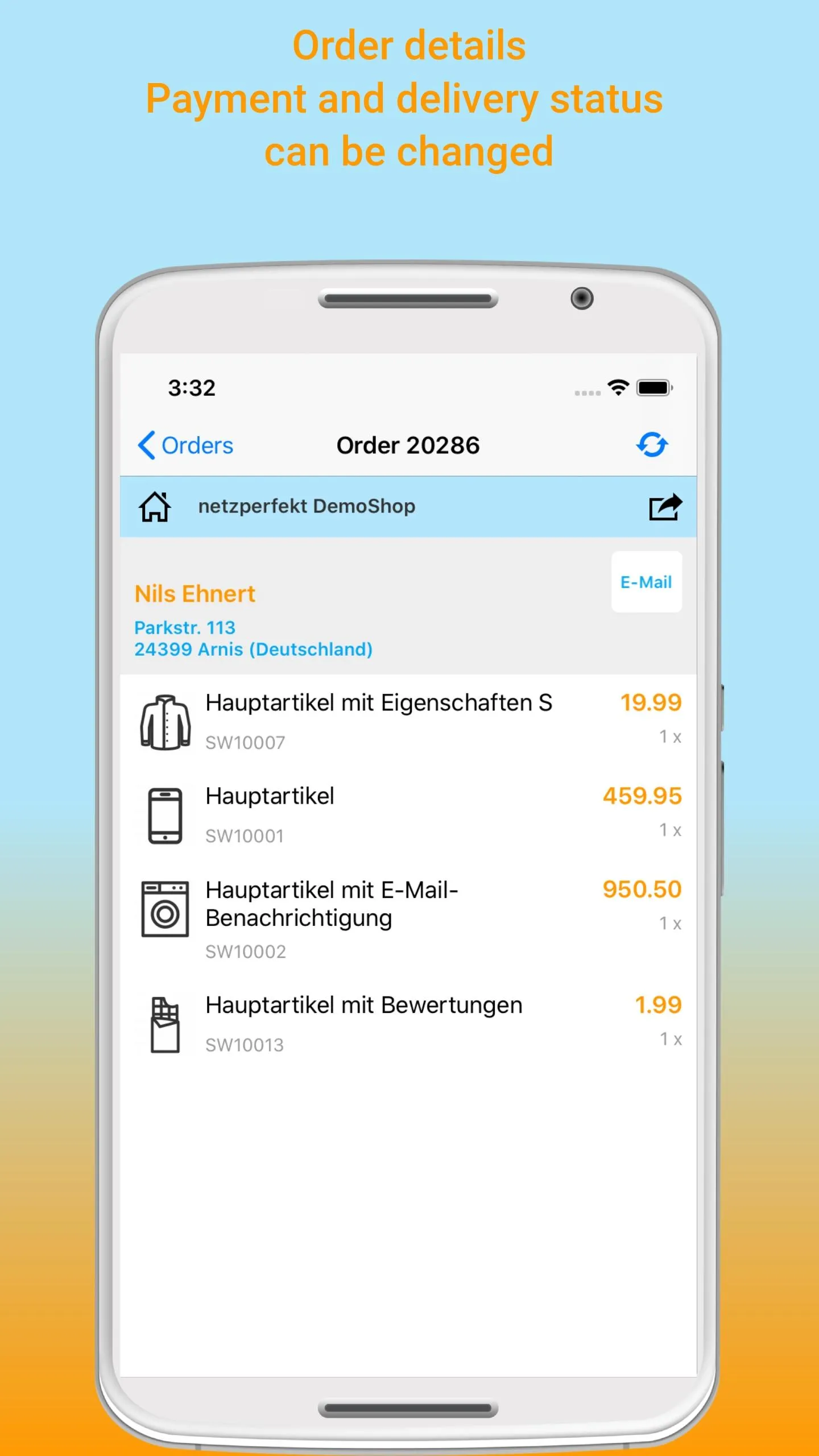 Mobile Shopmanager Shopware | Indus Appstore | Screenshot