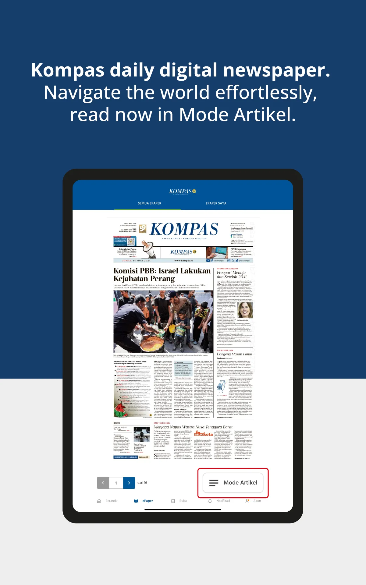 Kompas.id: Baca Berita Lengkap | Indus Appstore | Screenshot
