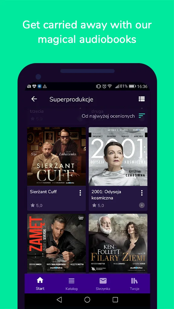 Audioteka: Audiobooks/Podcasts | Indus Appstore | Screenshot