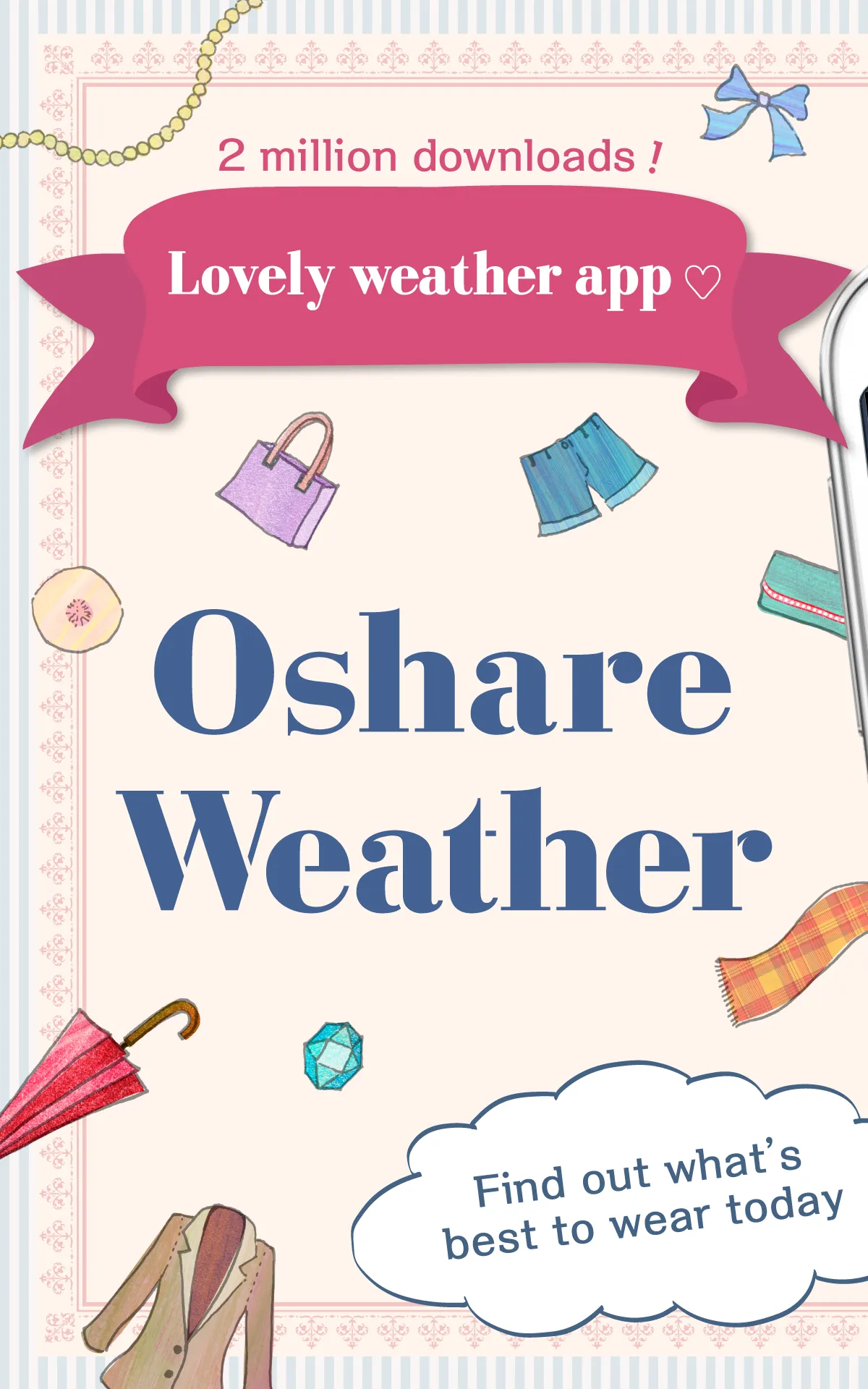 OshareWeather - For cute girls | Indus Appstore | Screenshot